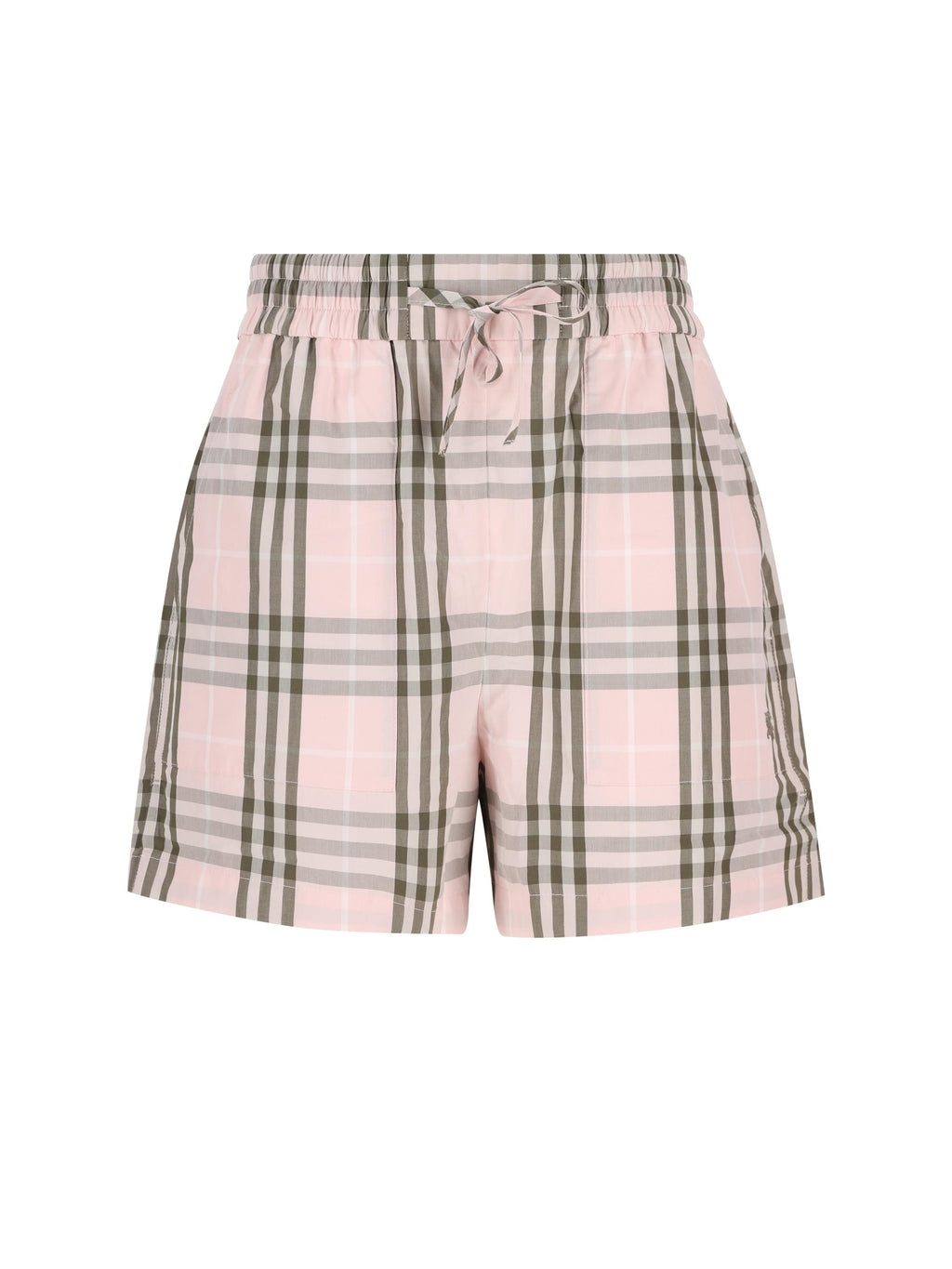 Оригінальна Cotton Check Shorts Burberry – боковий вид