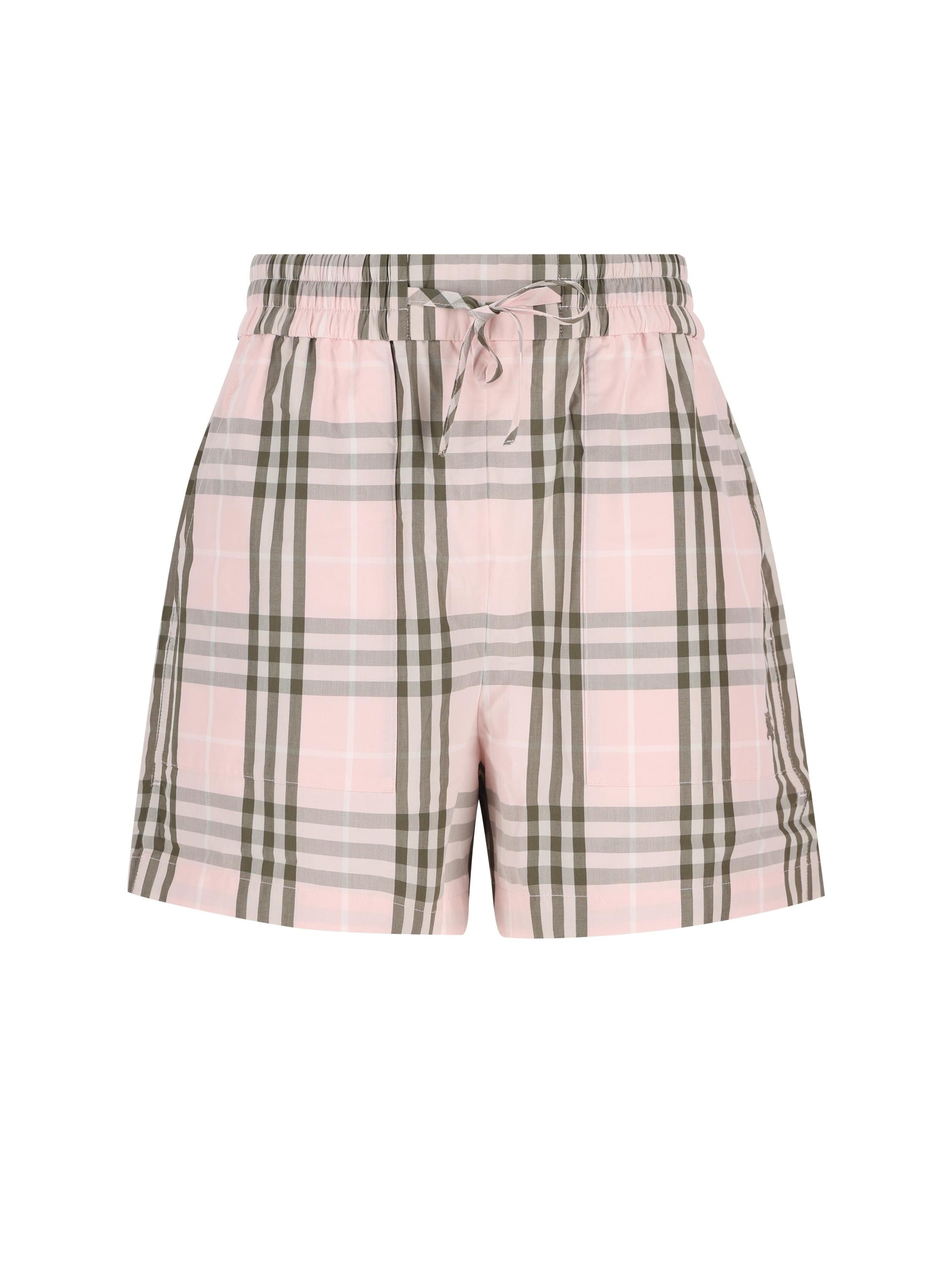 Оригінальна Cotton Check Shorts Burberry – боковий вид
