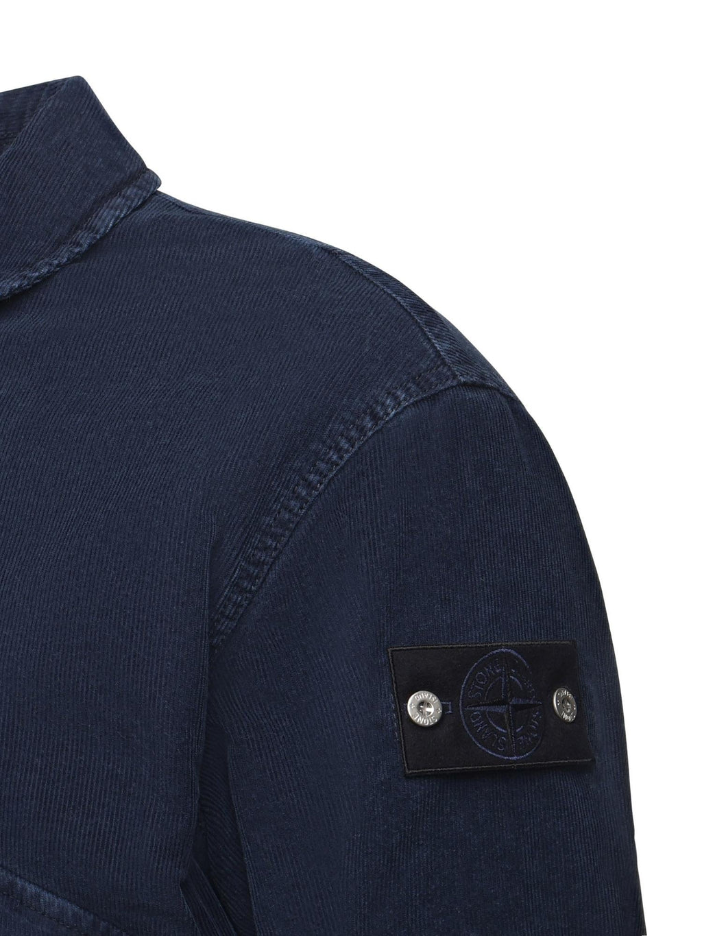 Bomber In Velluto A Costine Con Logo Stone island оригінал – Купити в Україні – вид ззаду
