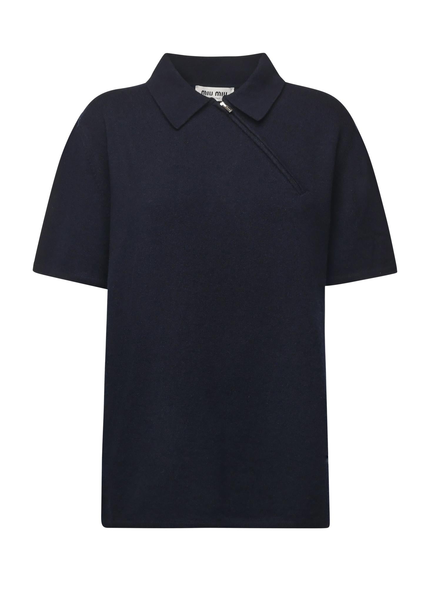 Polo In Cashmere Miu miu – Гарантія оригінальності – боковий вид