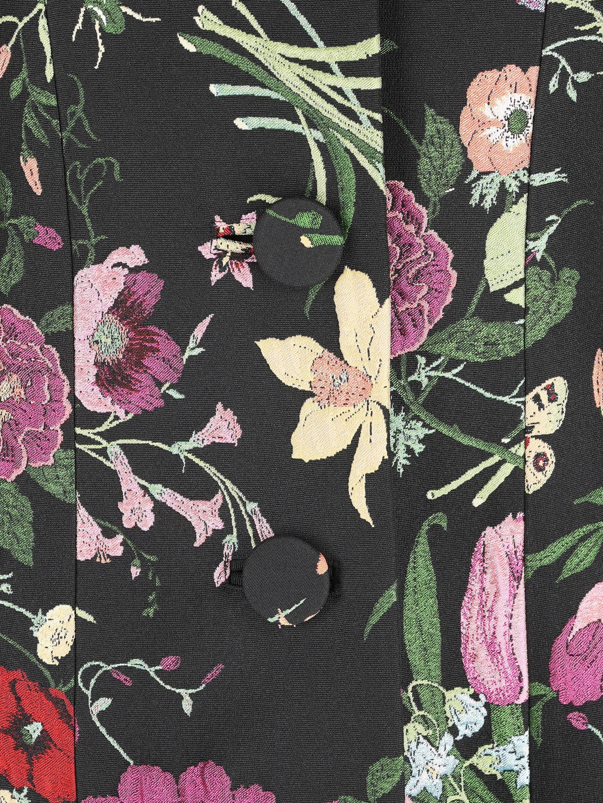 Оригінальна Cappotto In Broccato DI Seta Gucci Flora Gucci – детальний вид