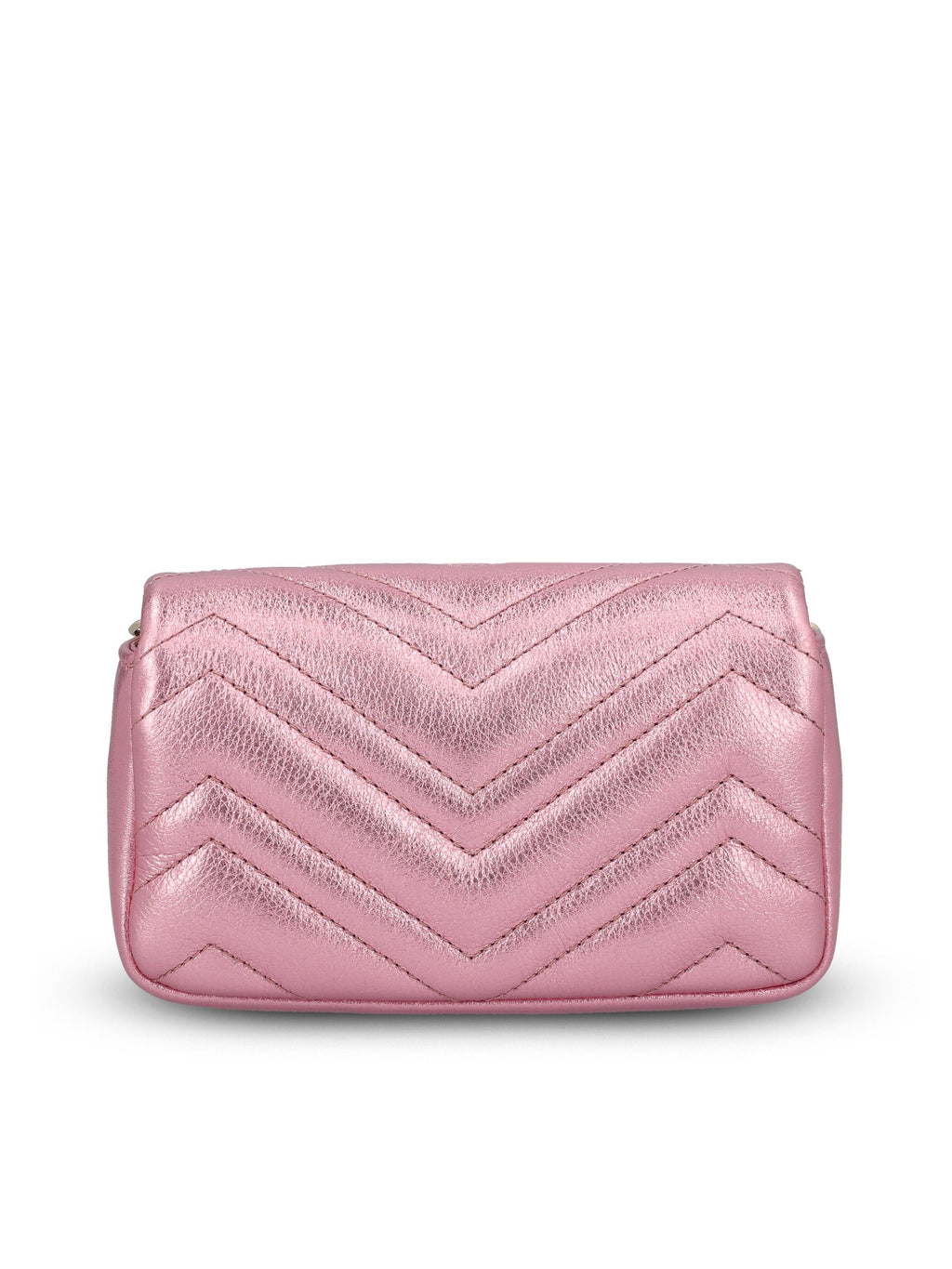 Mini Borsa A Spalla Gg Marmont Gucci – Гарантія оригінальності – вид ззаду