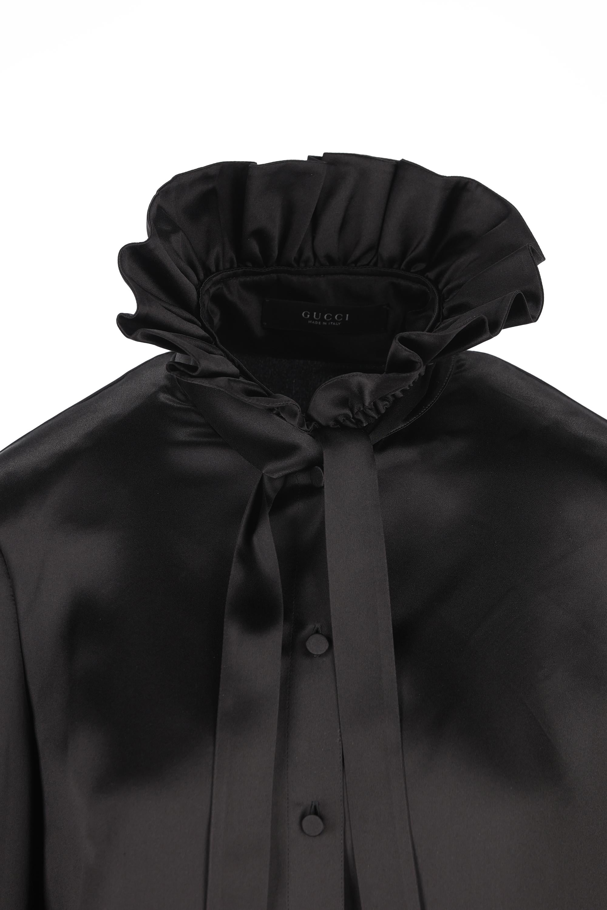 Оригінальна Silk Satin Shirt Gucci – збільшений вид
