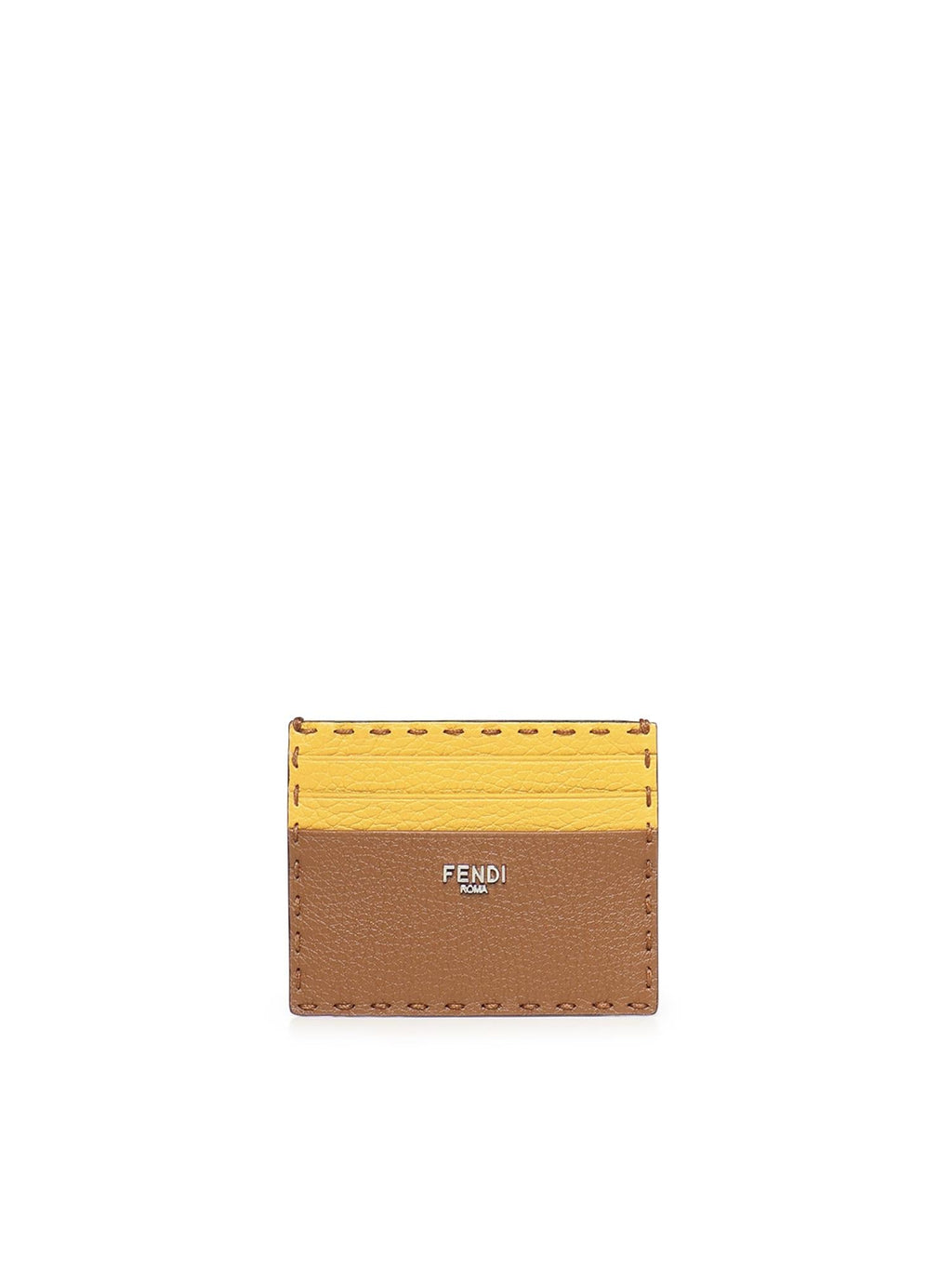 Оригінальна Portacarte Selleria Con Logo Fendi – боковий вид