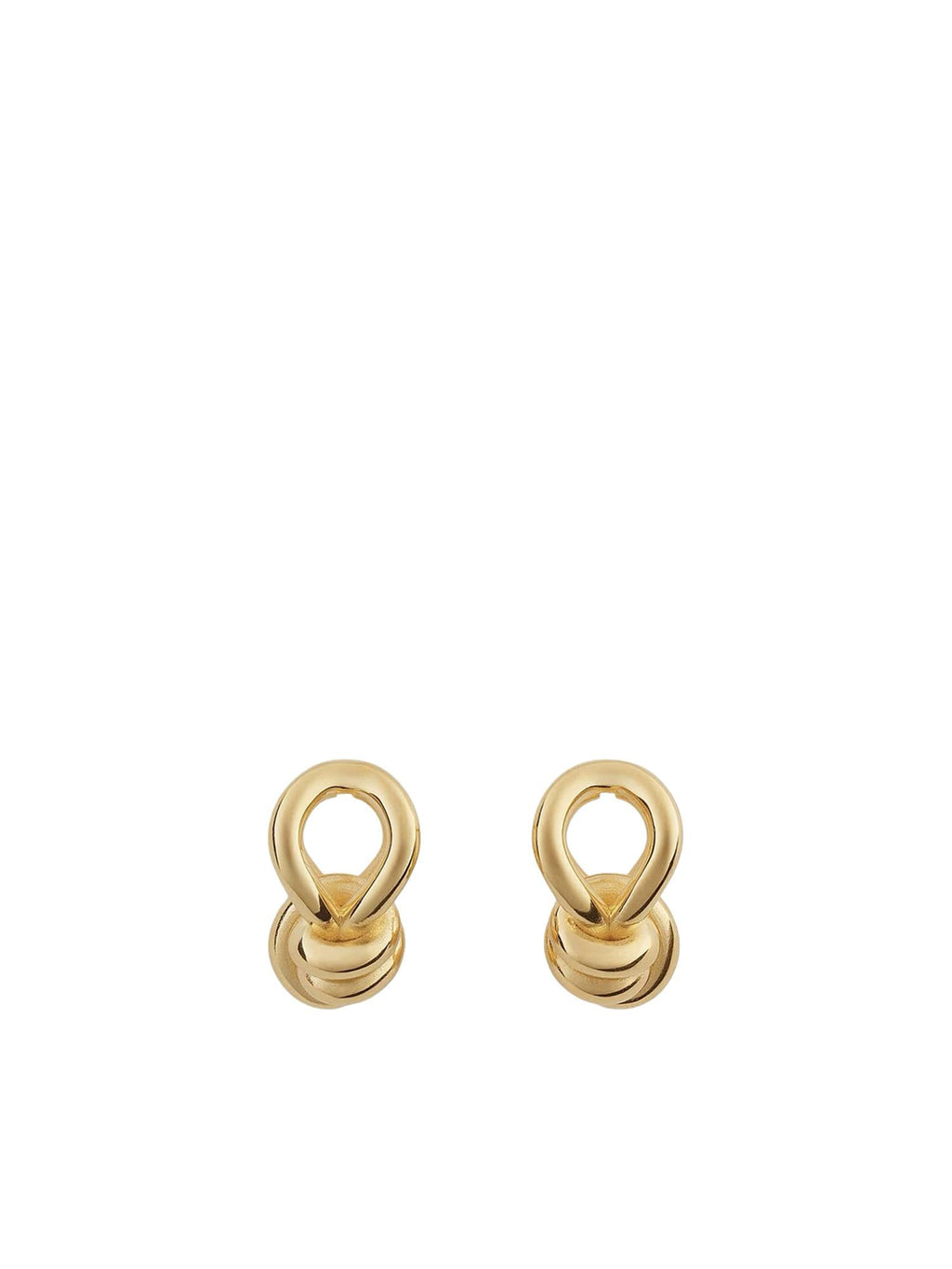 Orecchini Knot In Argento Bottega veneta оригінал – Купити в Україні – вид ззаду