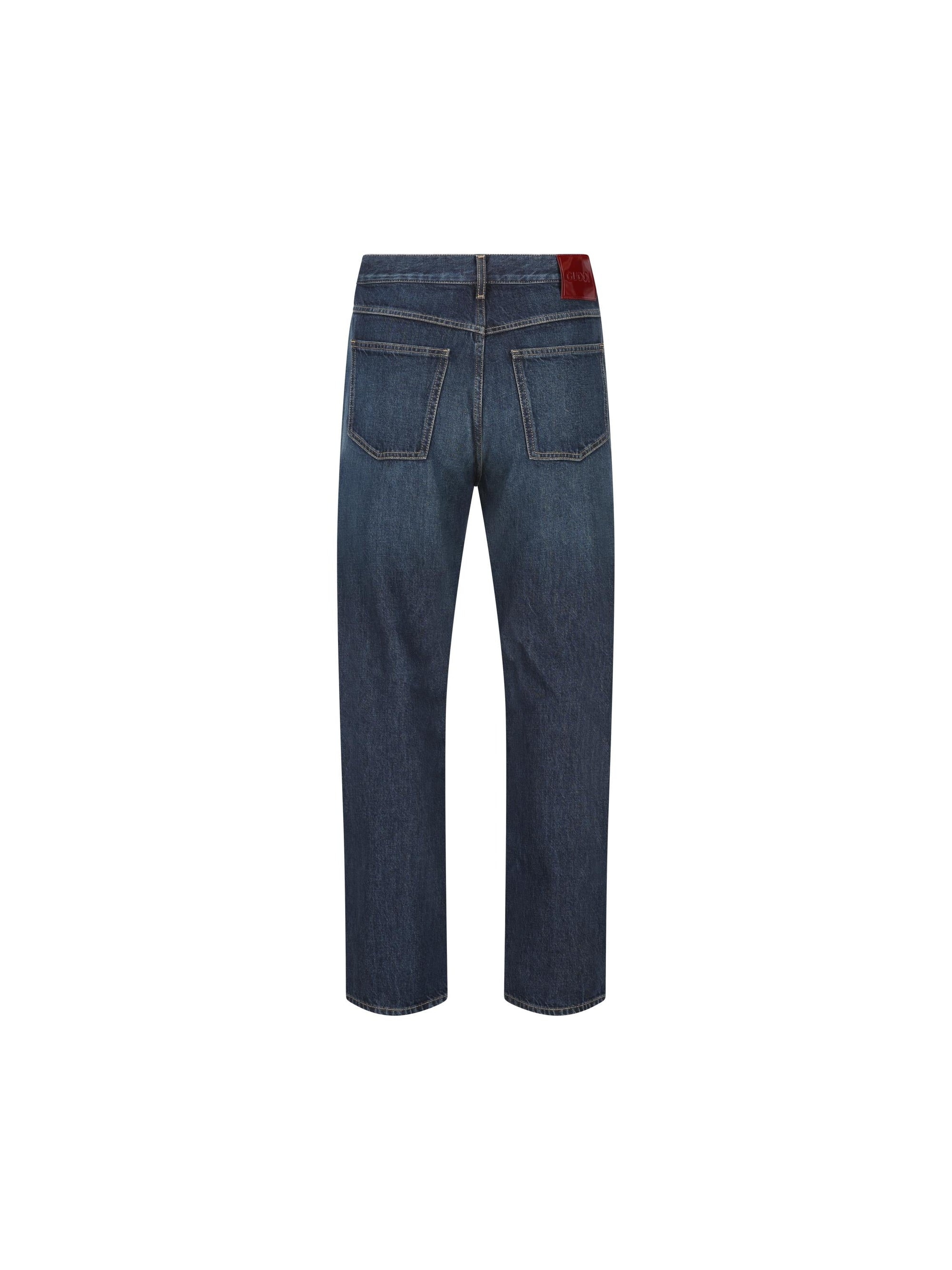 Оригінальна Jeans In Denim DI Cotone Gucci – вид ззаду