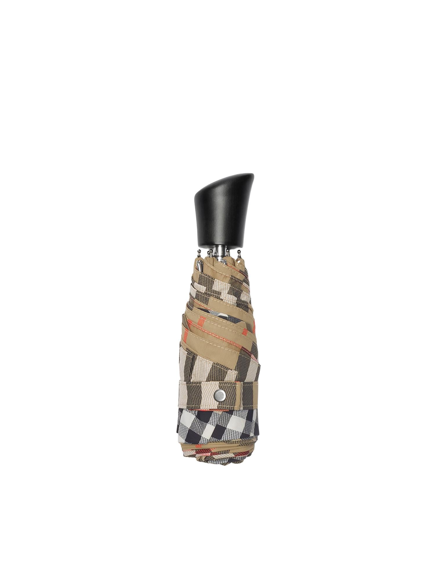 Оригінальна Ombrello Pieghevole Check Burberry – боковий вид