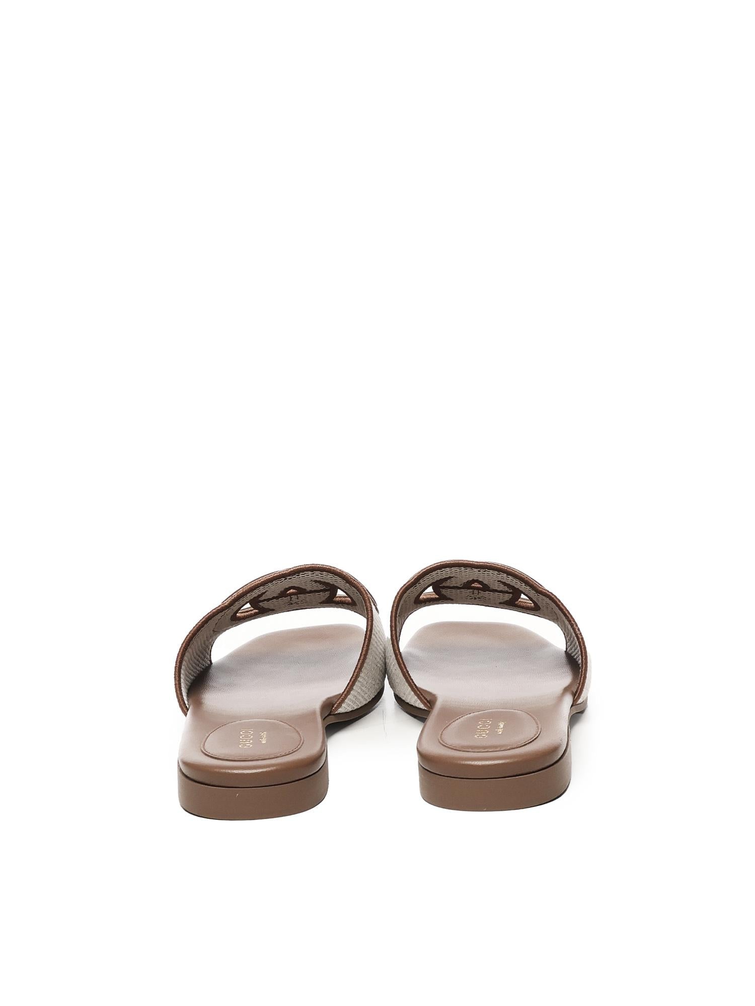 Sandalo Slider Con Incrocio Gg Gucci оригінал – Купити в Україні – детальний вид