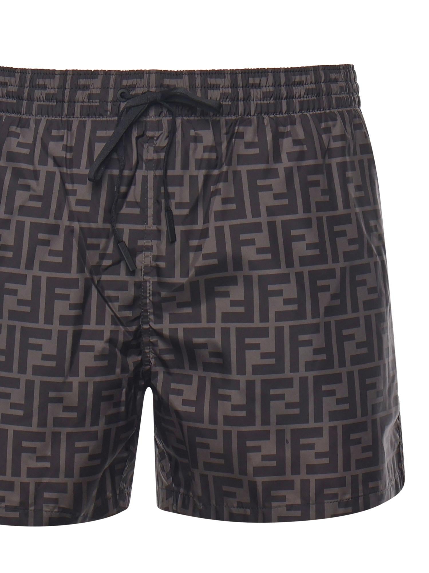 Оригінальна Boxer Da Mare Ff Jacquard Fendi – вид ззаду