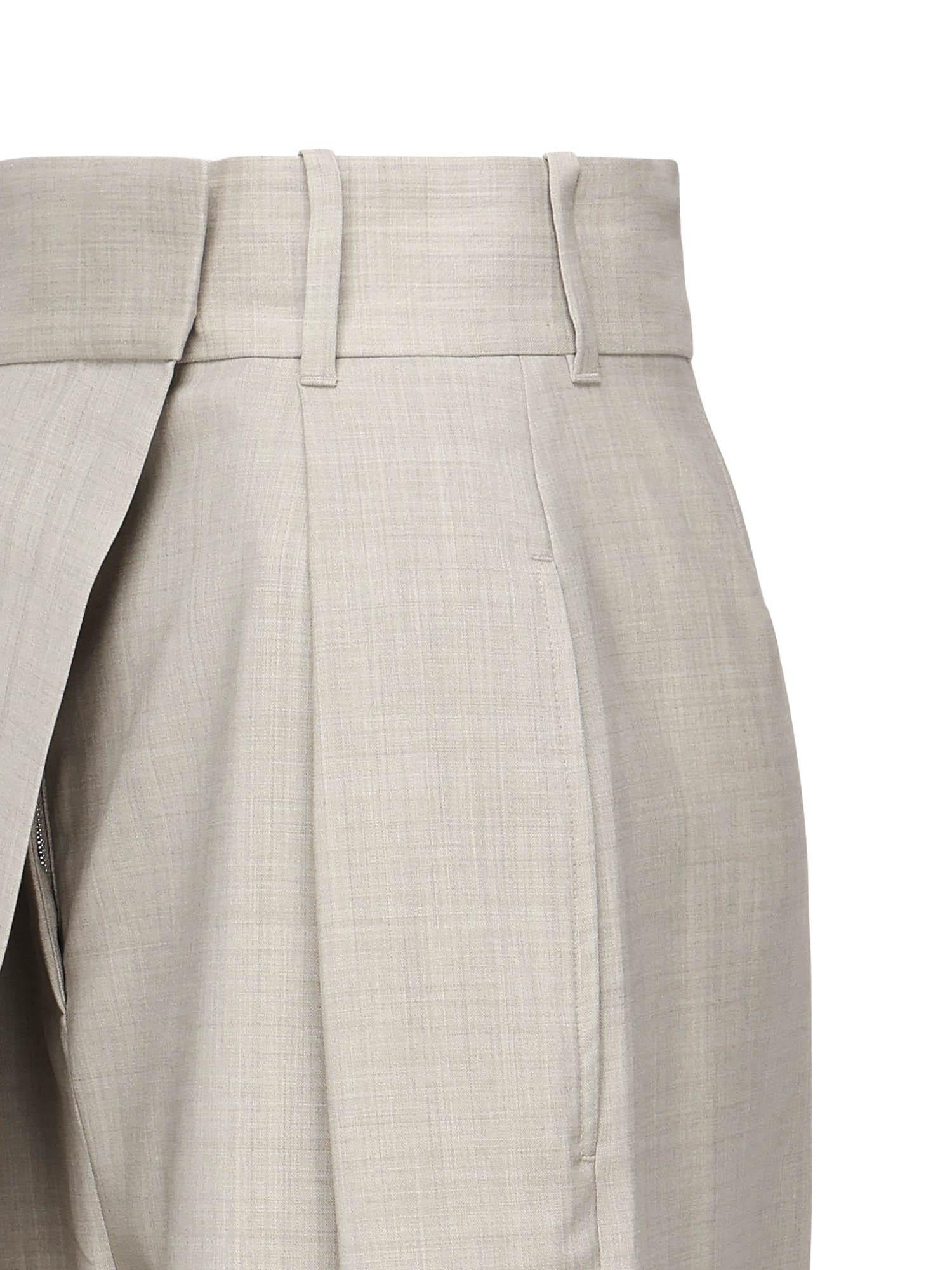 Pantaloni Sartoriali In Lana Loewe – Гарантія оригінальності – вид ззаду