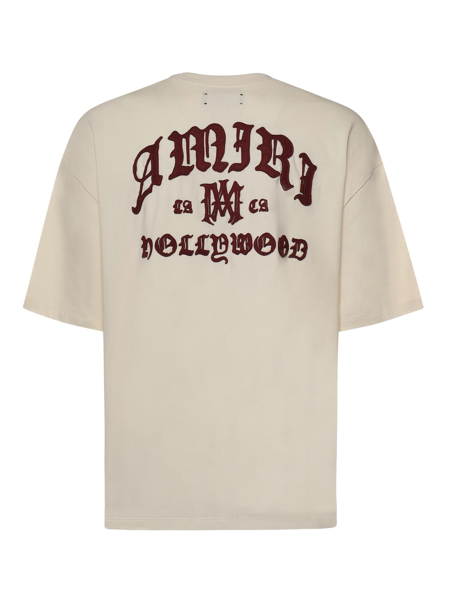 T-Shirt Amiri Hollywood In Cotone Amiri – Гарантія оригінальності – детальний вид