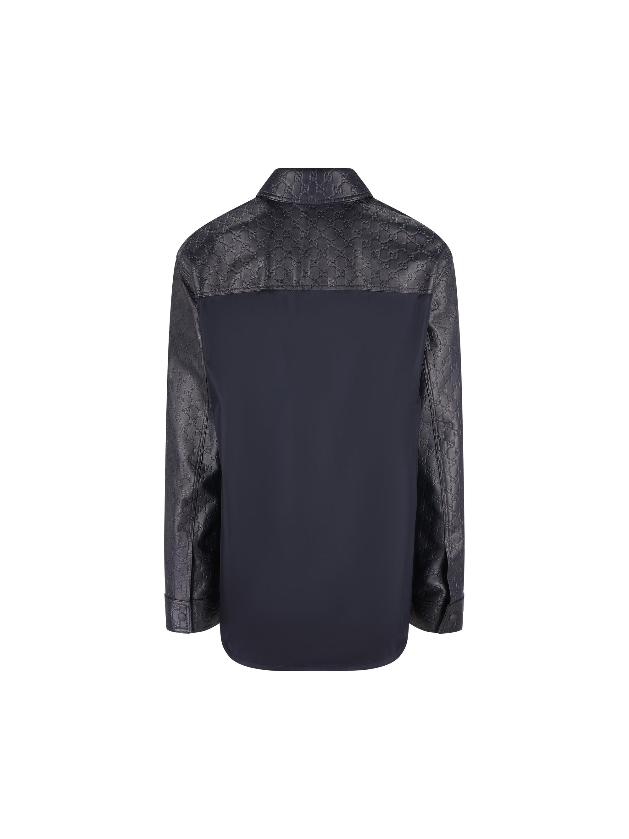 Leather Shirt Gg Gucci – Гарантія оригінальності – вид ззаду