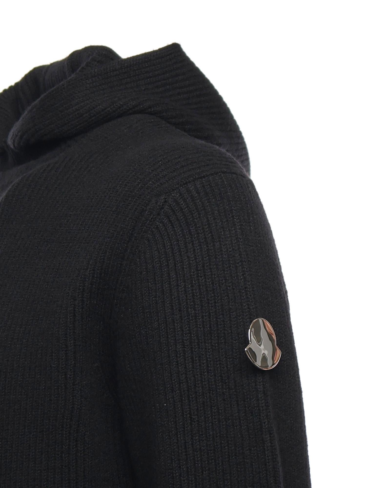 X Jil Sander Maglia Con Cappuccio Tricot Moncler оригінал – Купити в Україні – вид ззаду