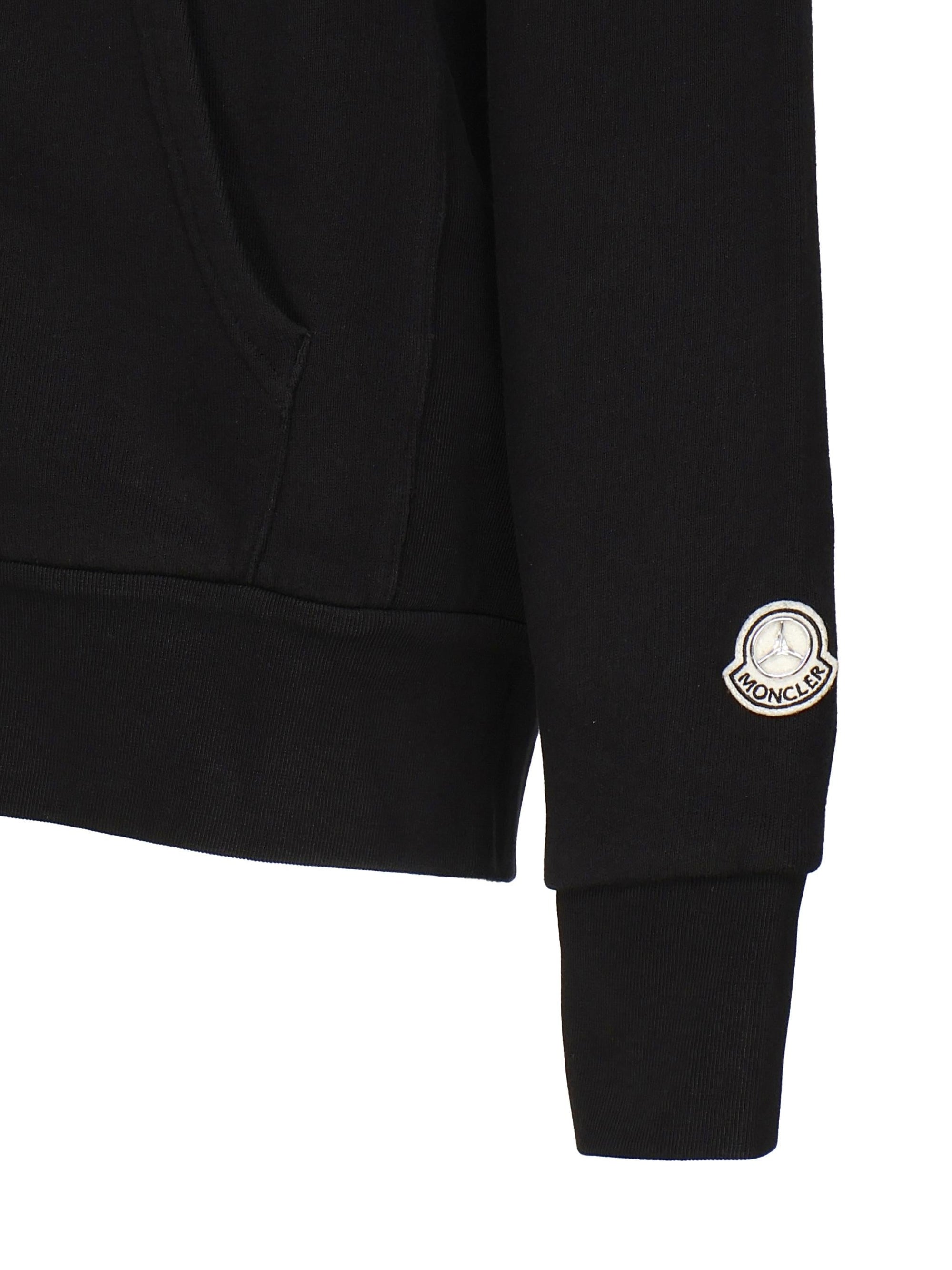 Felpa Logo Con Cappuccio Moncler оригінал – Купити в Україні – вид ззаду