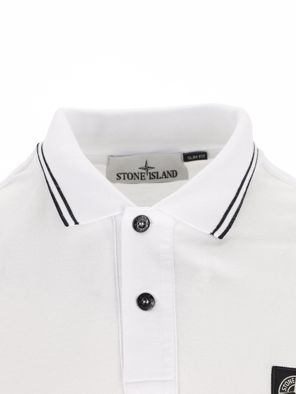 Cotton Polo Shirt Stone island – Гарантія оригінальності – детальний вид