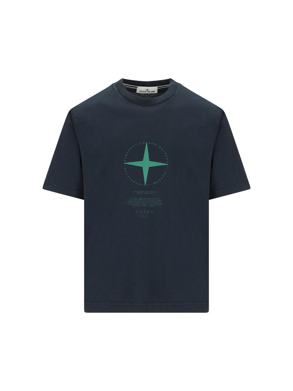 Cotton T Shirt Stone island оригінал – Купити в Україні – боковий вид
