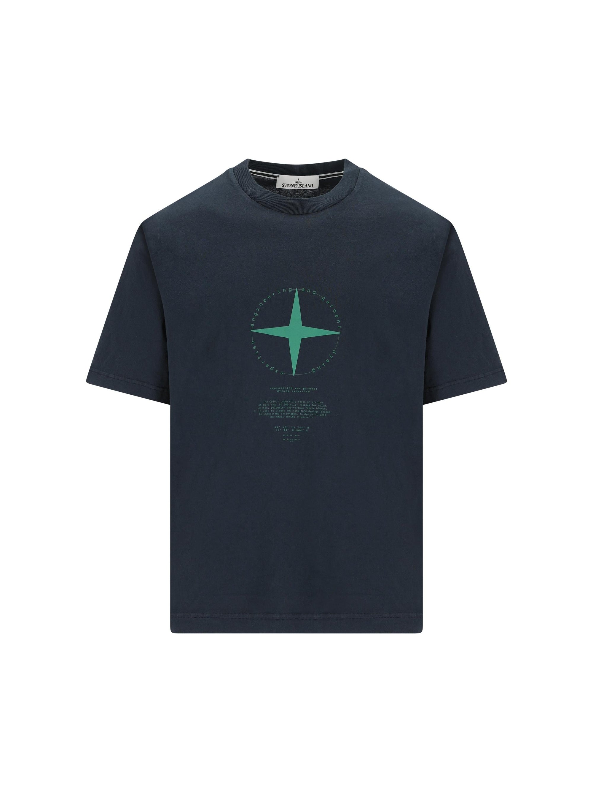 Cotton T Shirt Stone island оригінал – Купити в Україні – боковий вид