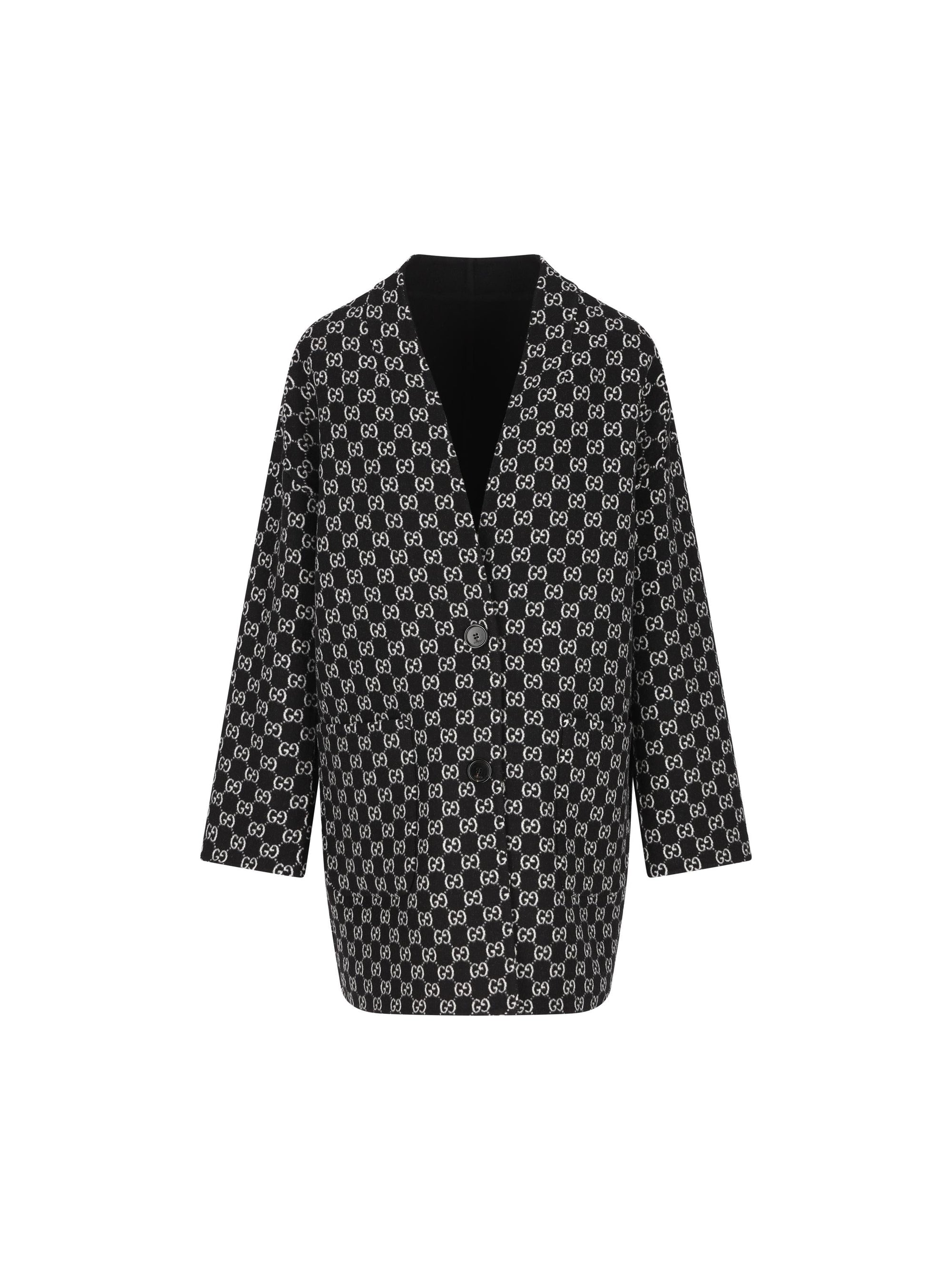 Оригінальна Cappotto Reversibile In Lana E Seta Gucci – збільшений вид