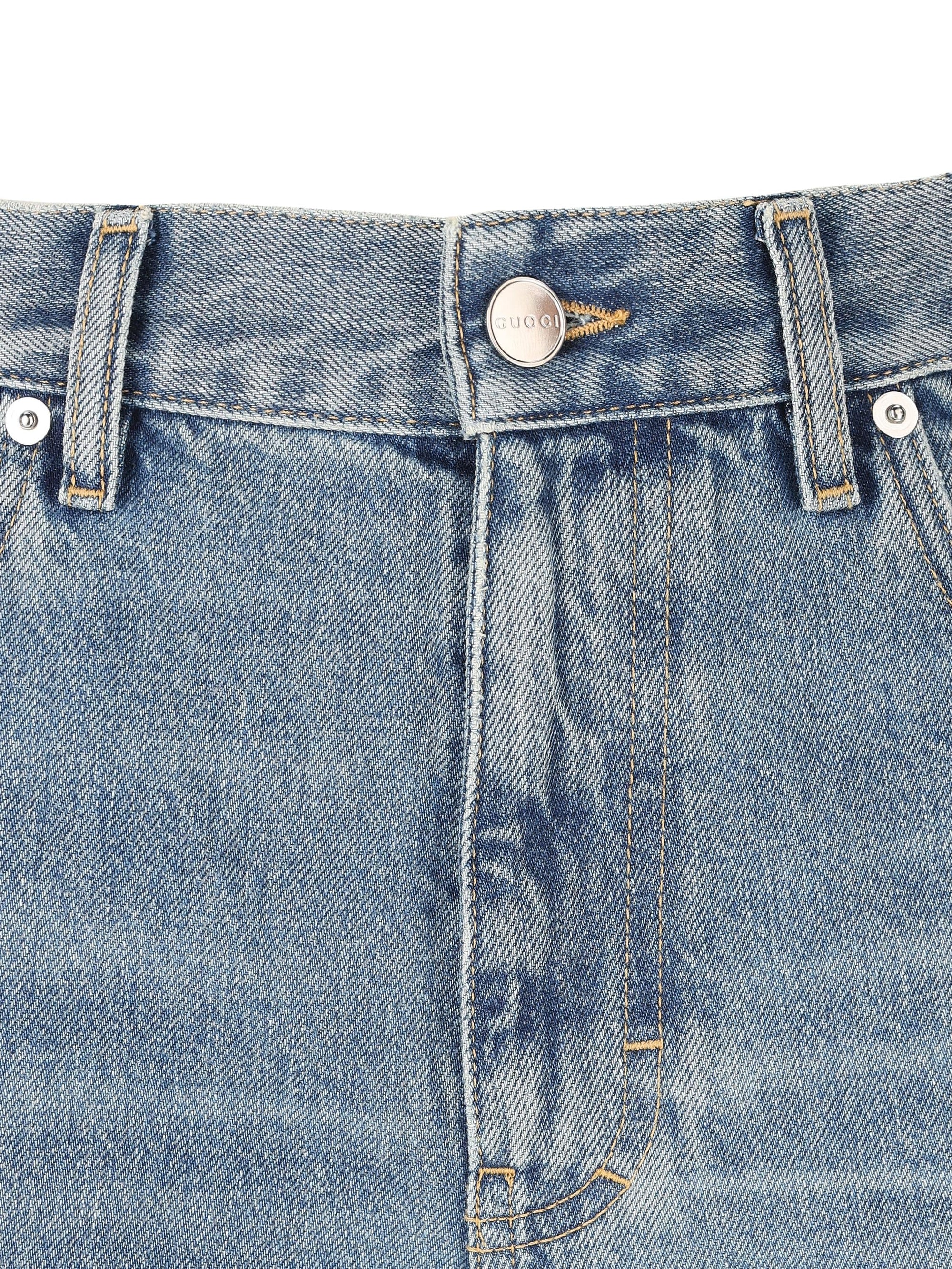 Cotton Denim Jeans Gucci – Гарантія оригінальності – детальний вид