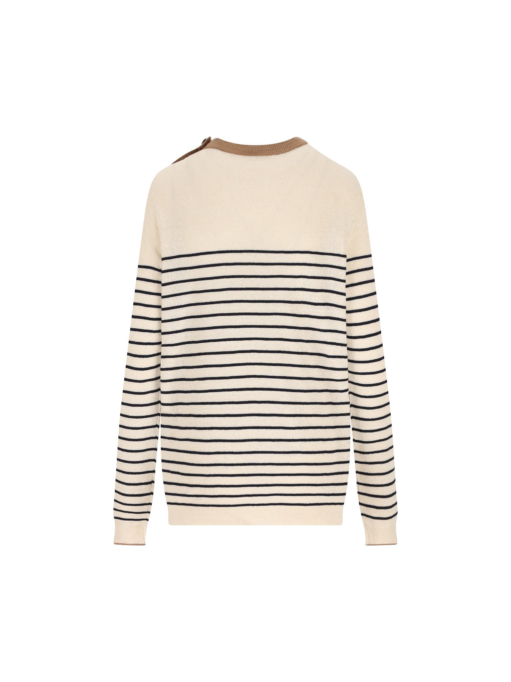 Оригінальна Linen And Cotton Sweater Prada – вид ззаду