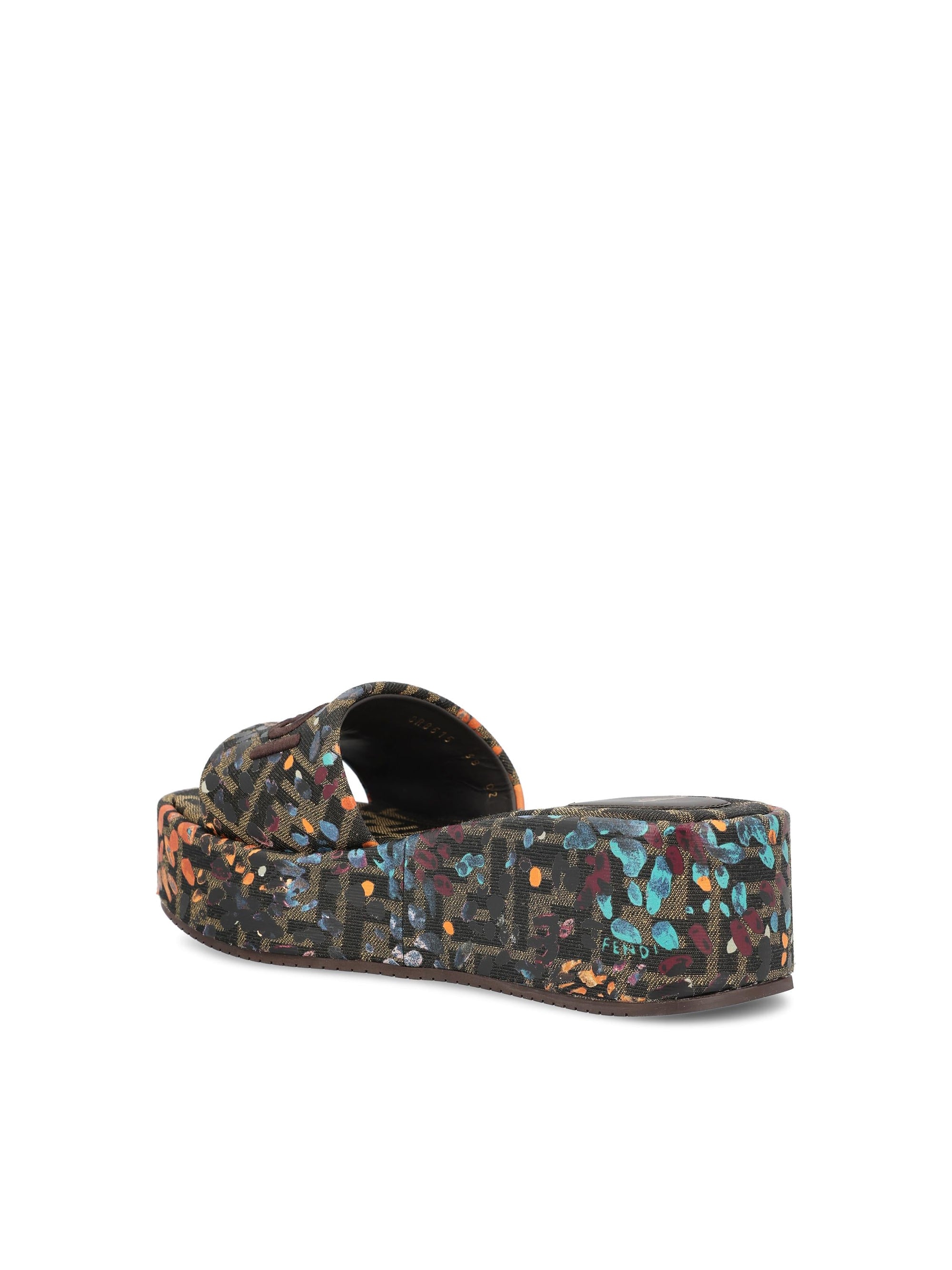Platform Tess Slides Fendi – Гарантія оригінальності – детальний вид