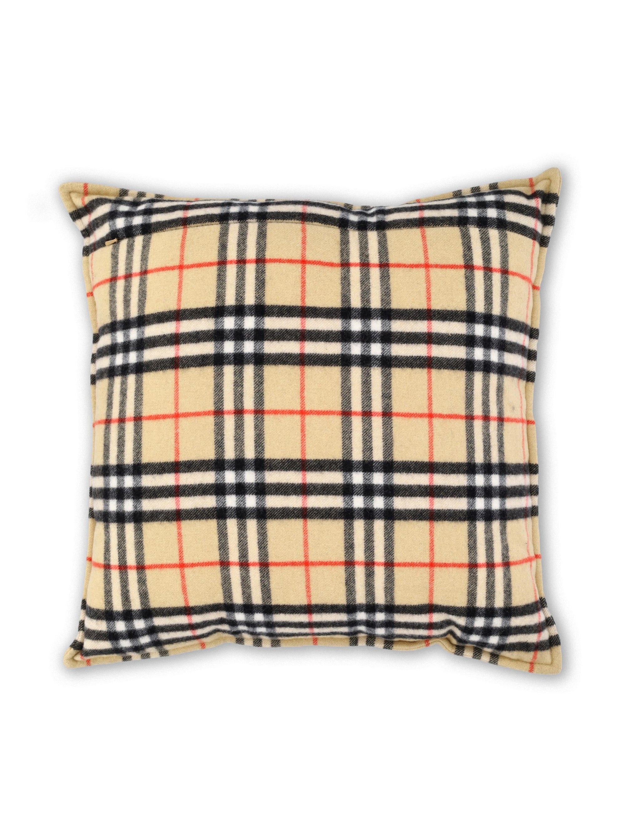 Cuscino In Cashmere Check Burberry оригінал – Купити в Україні – вид ззаду