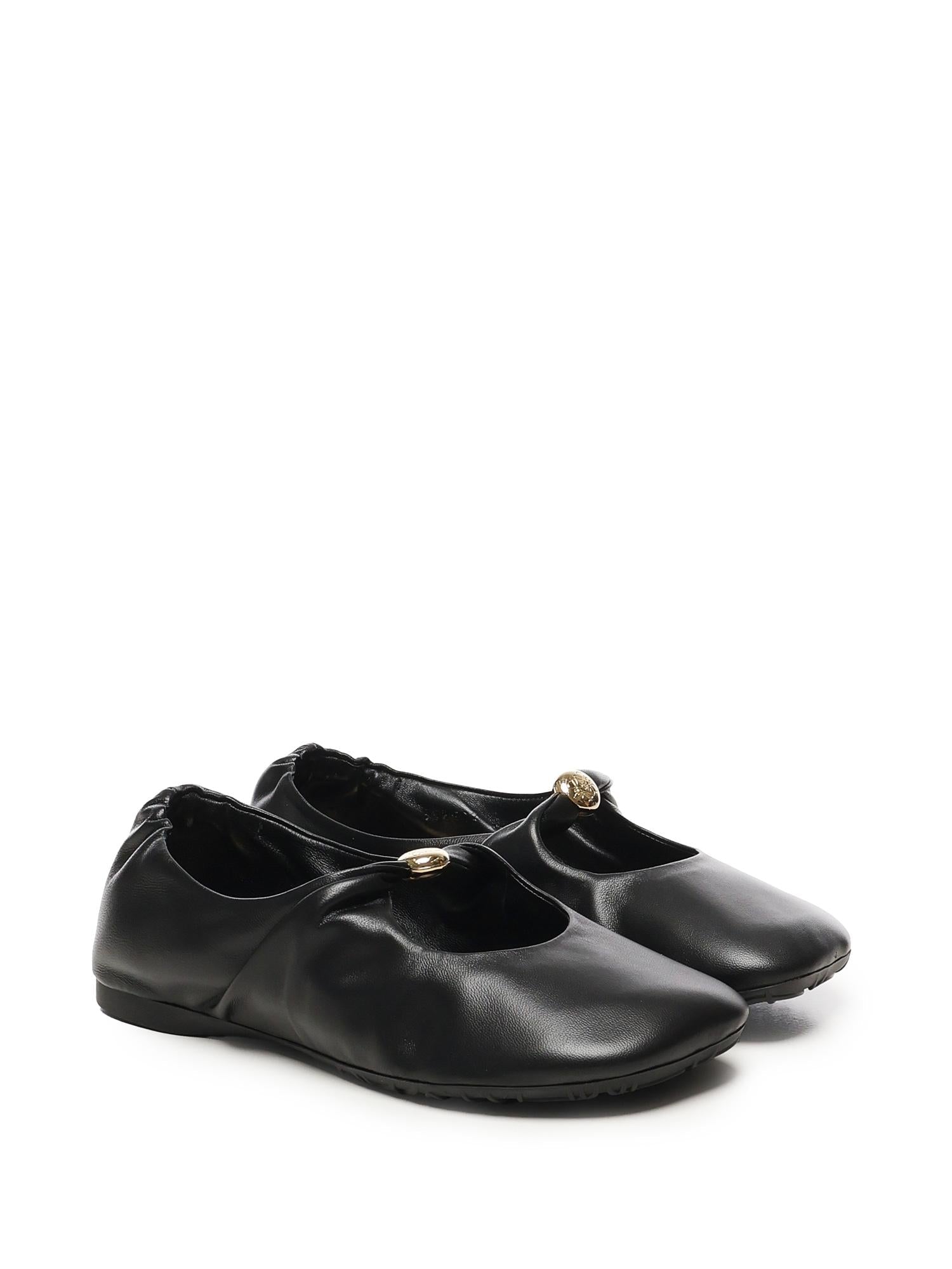 Оригінальна Ballerine Pebble In Nappa DI Agnello Loewe – вид ззаду