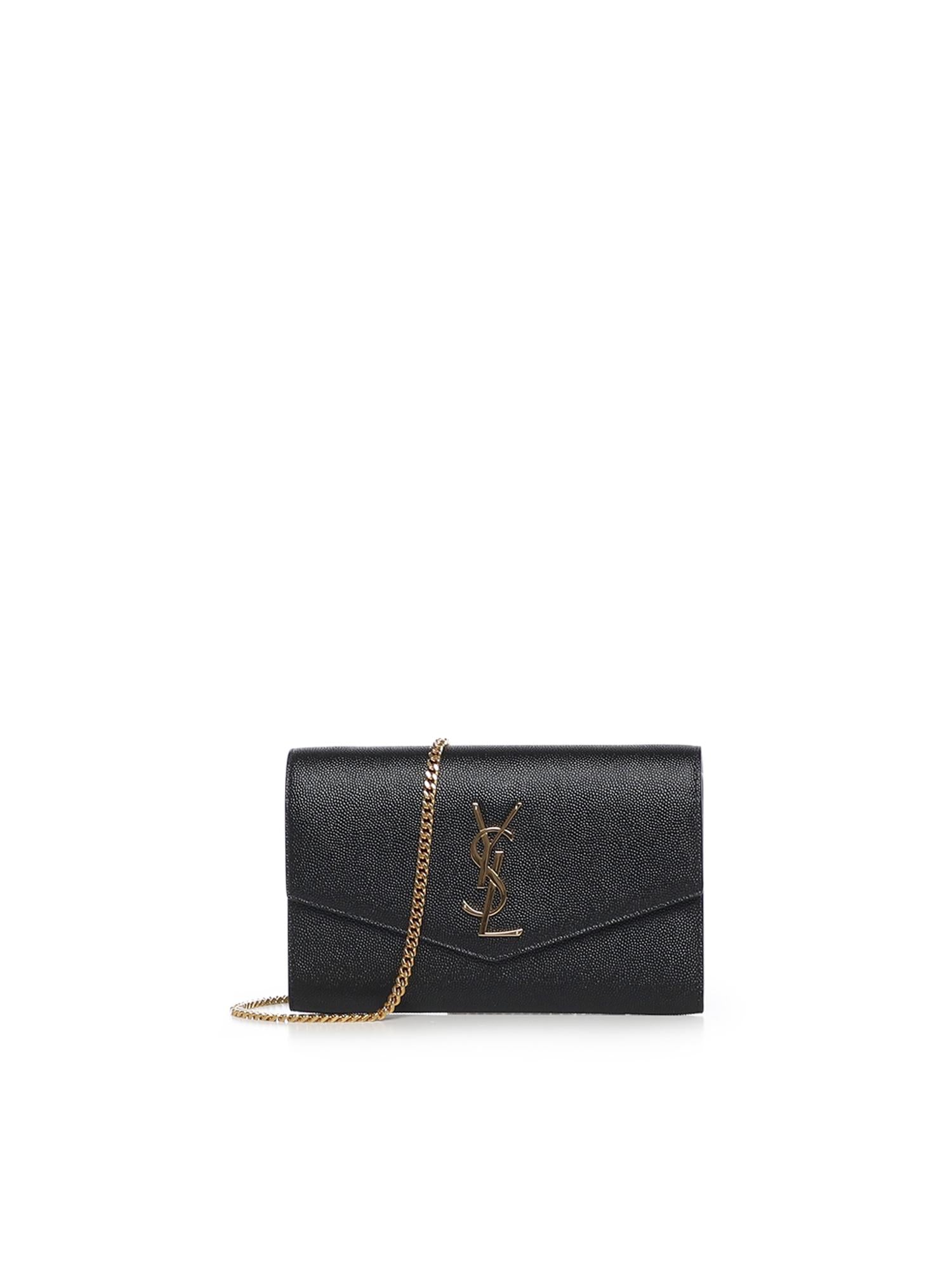 Pochette Con Catena Uptown Saint laurent – Гарантія оригінальності – боковий вид
