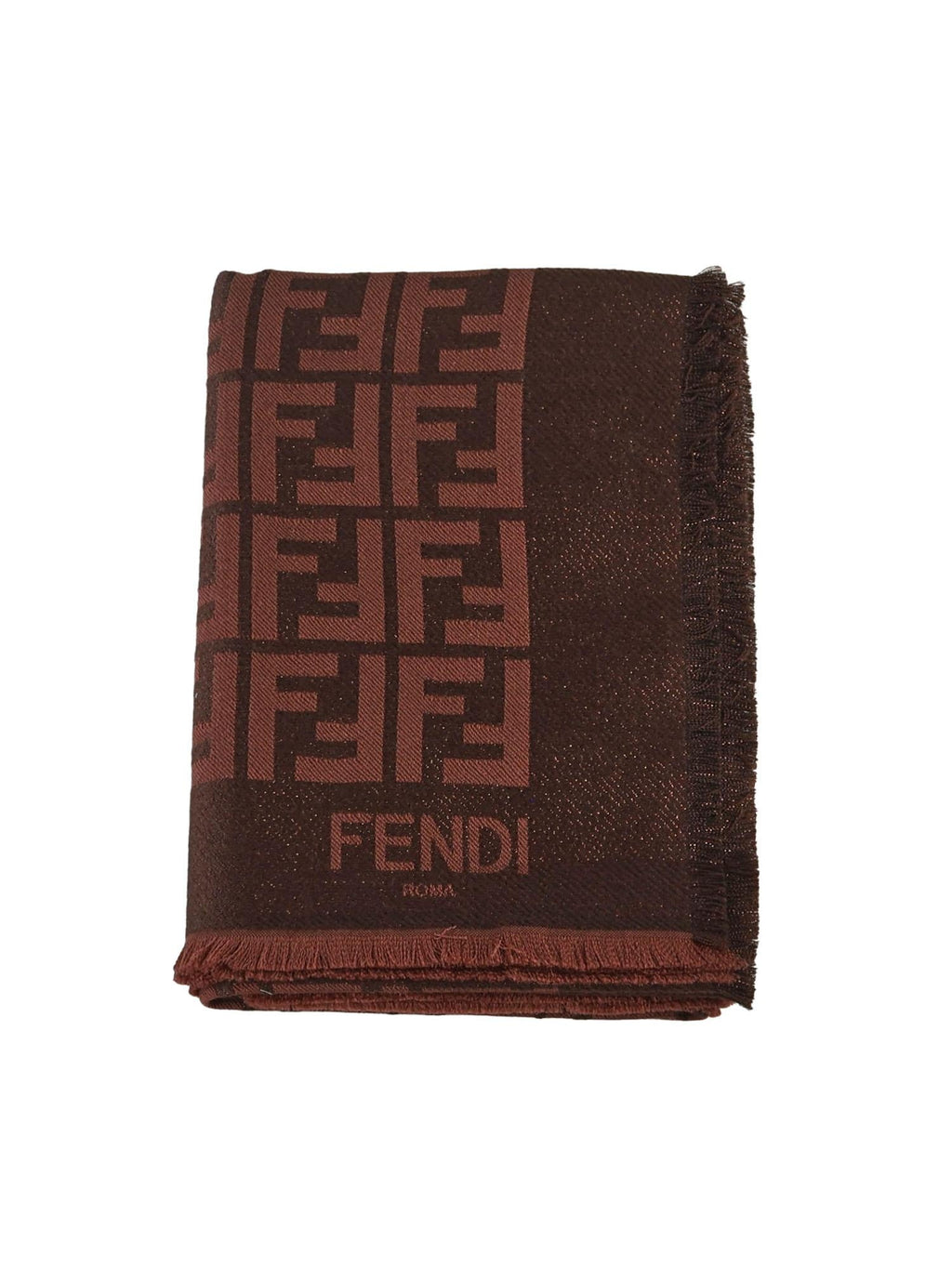 Scialle Ff Jacquard Fendi – Гарантія оригінальності – боковий вид