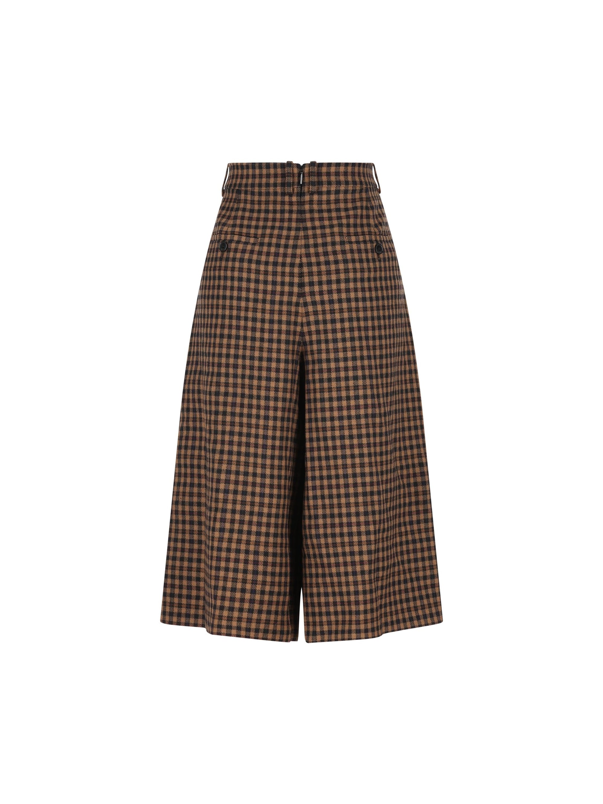 Wool Trousers Skirt Saint laurent – Гарантія оригінальності – вид ззаду