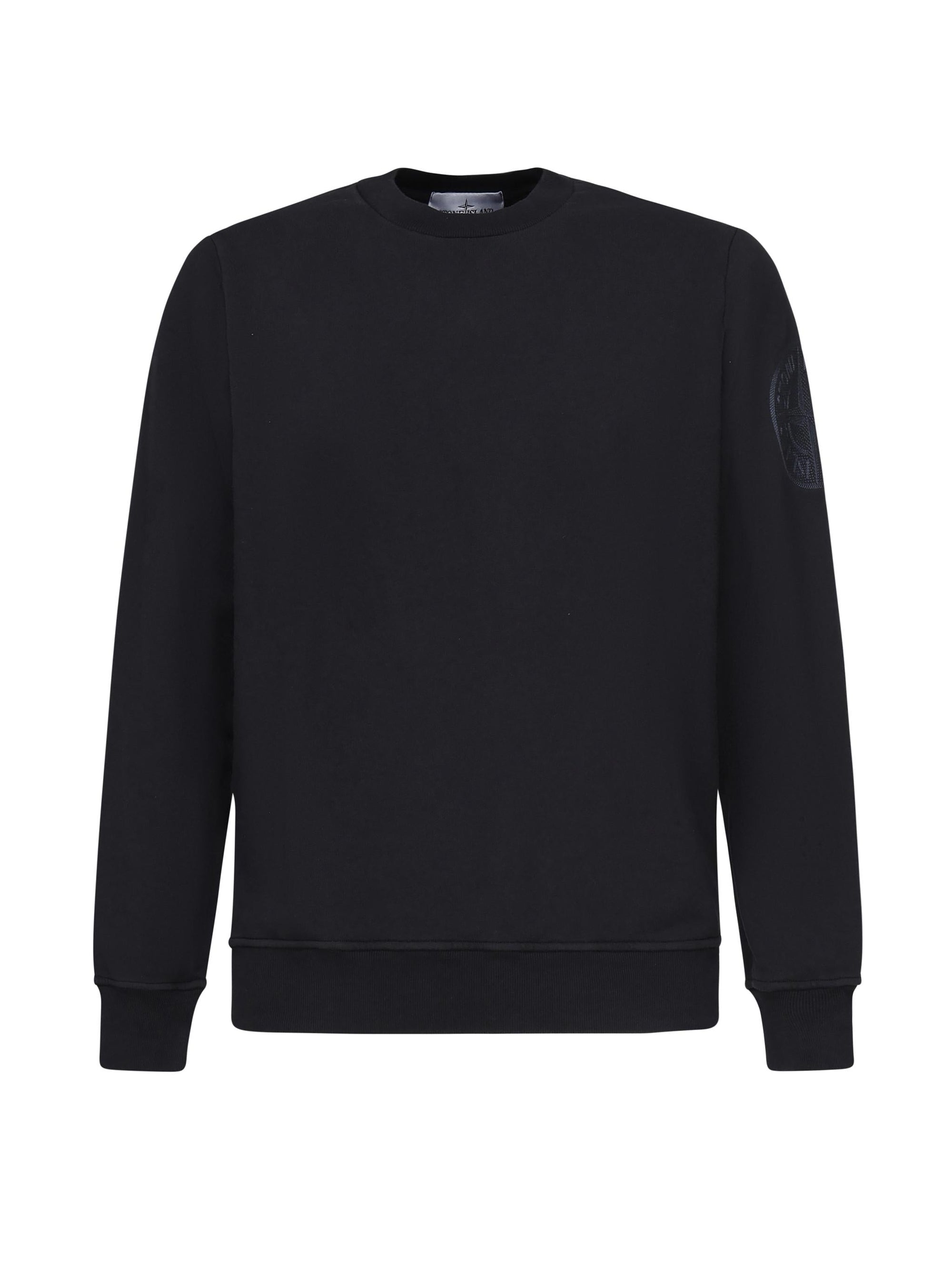 Felpa Girocollo Con Ricamo Compass Stone island оригінал – Купити в Україні – боковий вид