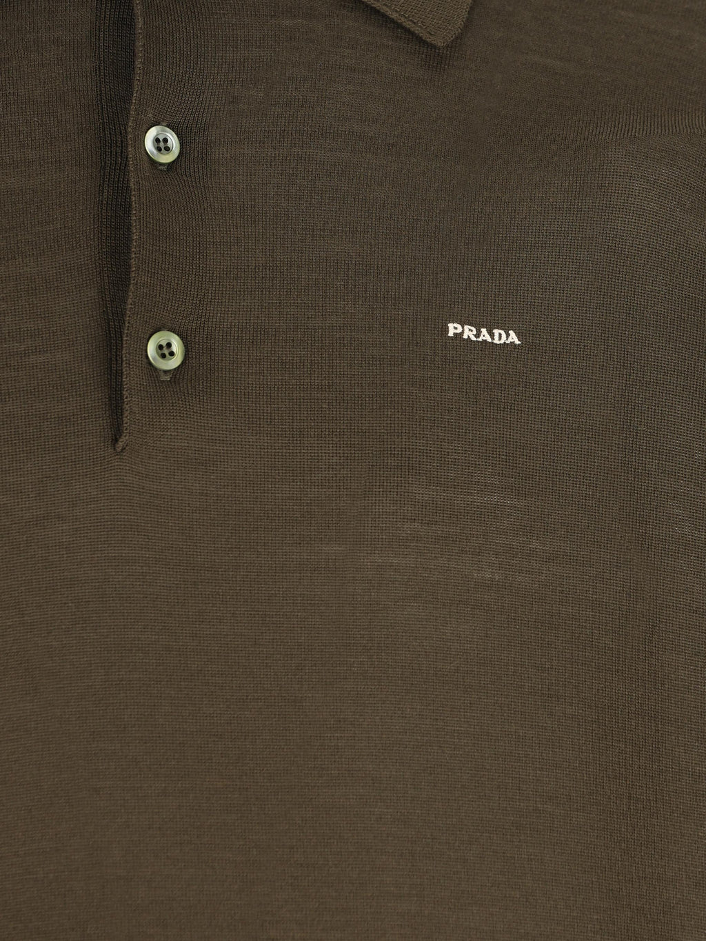 Polo In Lana Vergine Prada – Гарантія оригінальності – детальний вид