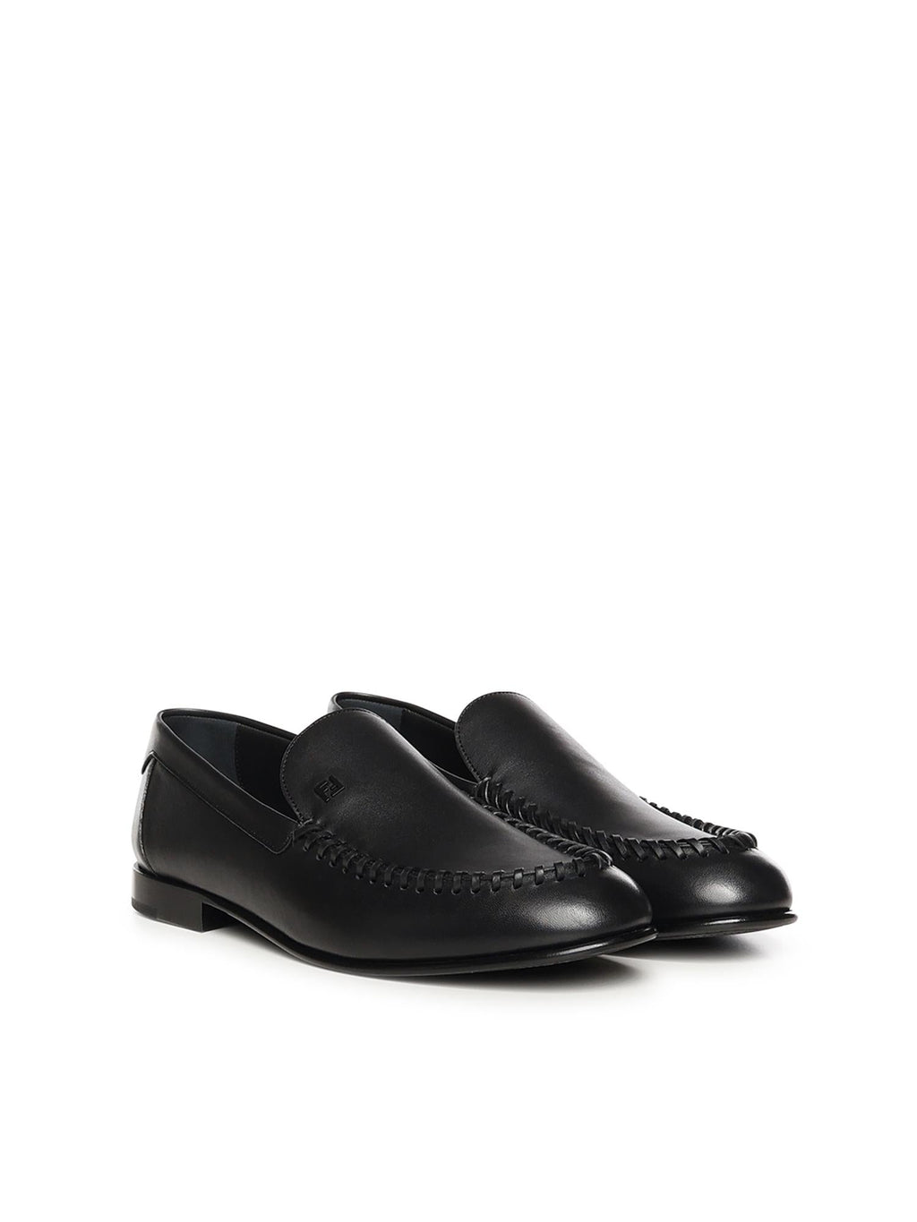 Оригінальна Mocassino Intrecciato In Pelle Fendi – вид ззаду
