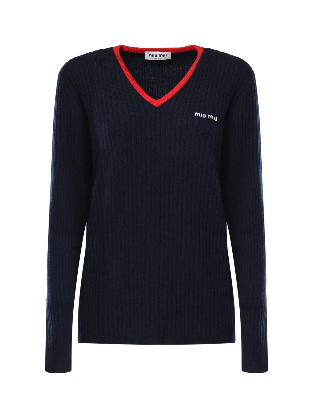 Maglia Scollo A V In Cashmere Miu miu оригінал – Купити в Україні – боковий вид