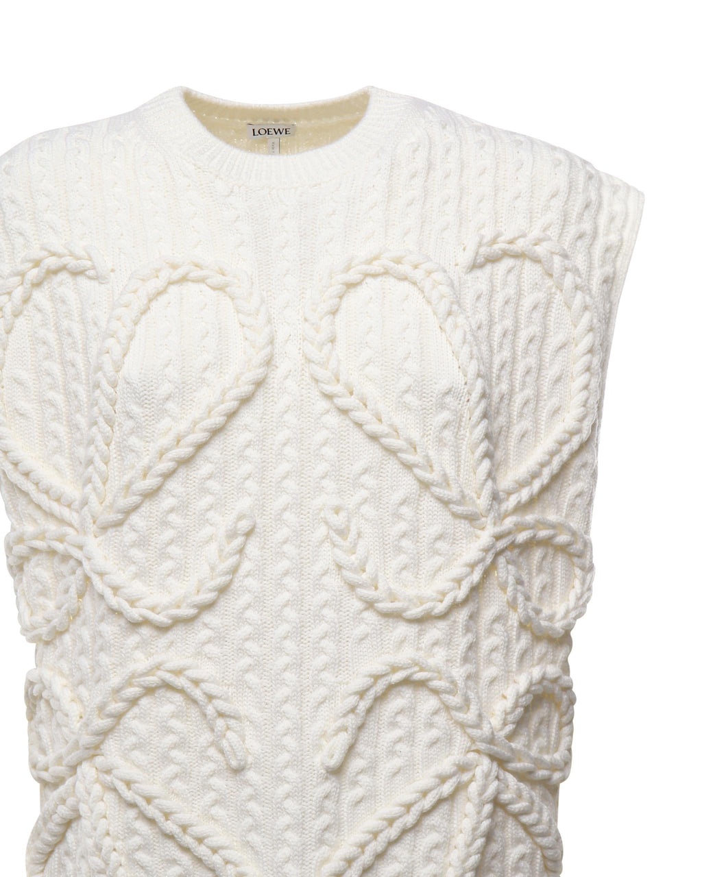 Оригінальна Gilet Anagram In Lana Loewe – вид ззаду
