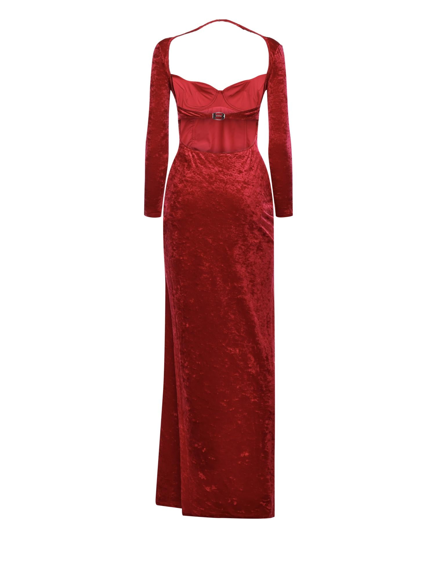Abito Maxi Drappeggiato In Jersey DI Velluto Balenciaga – Гарантія оригінальності – детальний вид