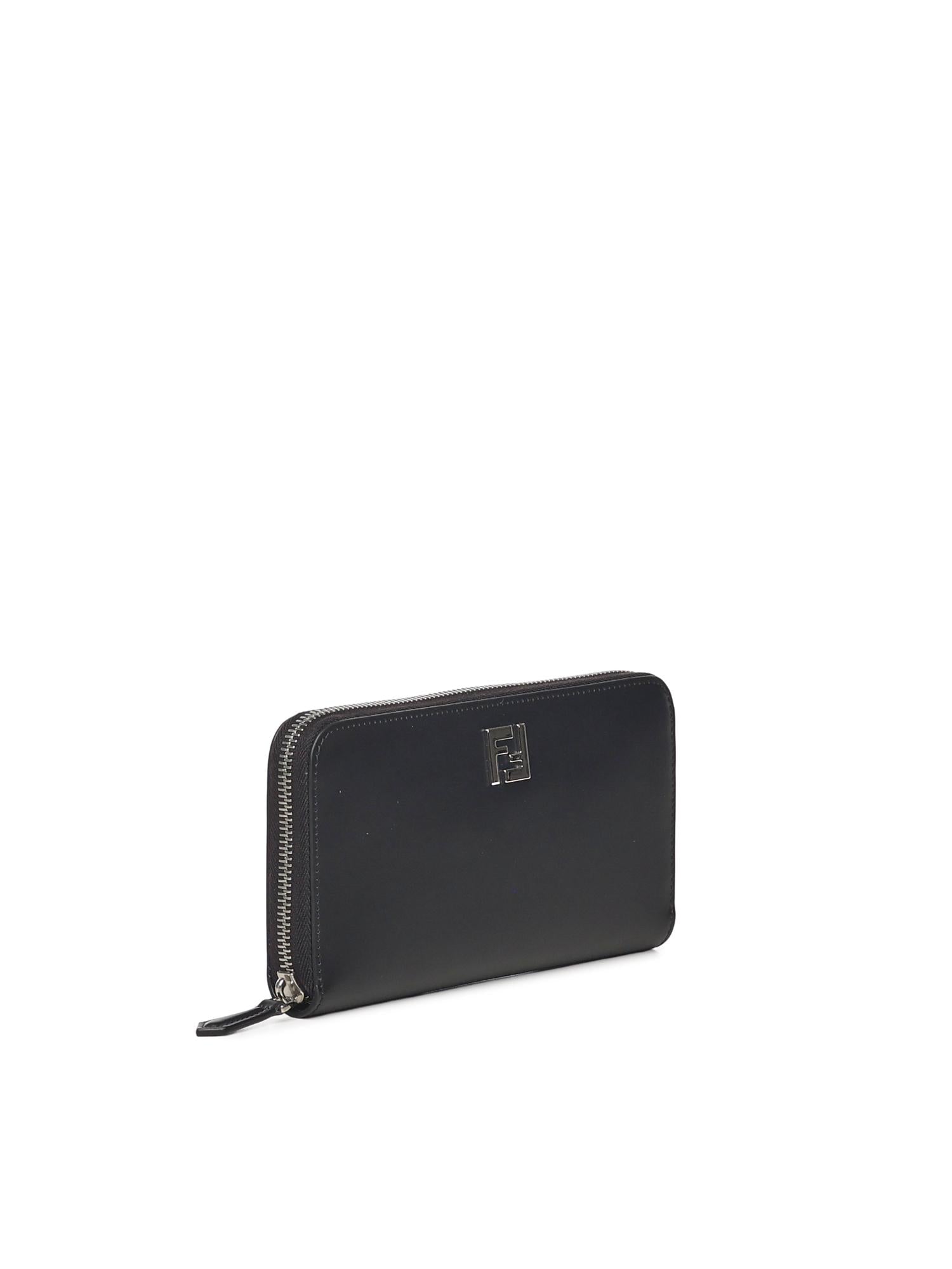 Portafoglio Zip Around Squared Ff Fendi – Гарантія оригінальності – вид ззаду