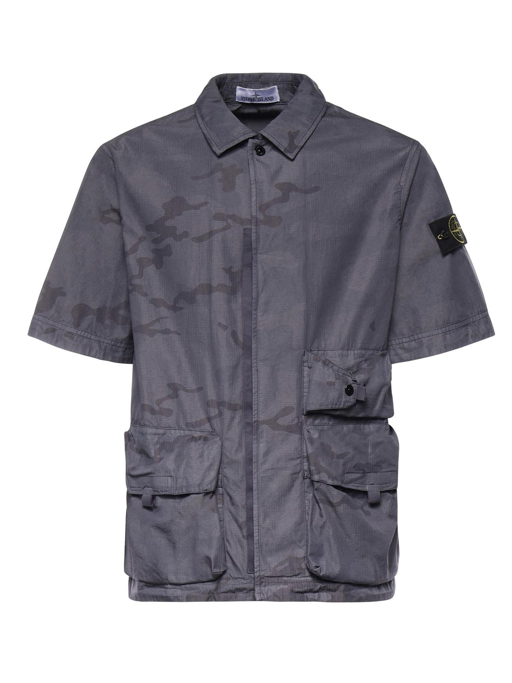 Camicia Camouflage Con Logo Stone island оригінал – Купити в Україні – боковий вид