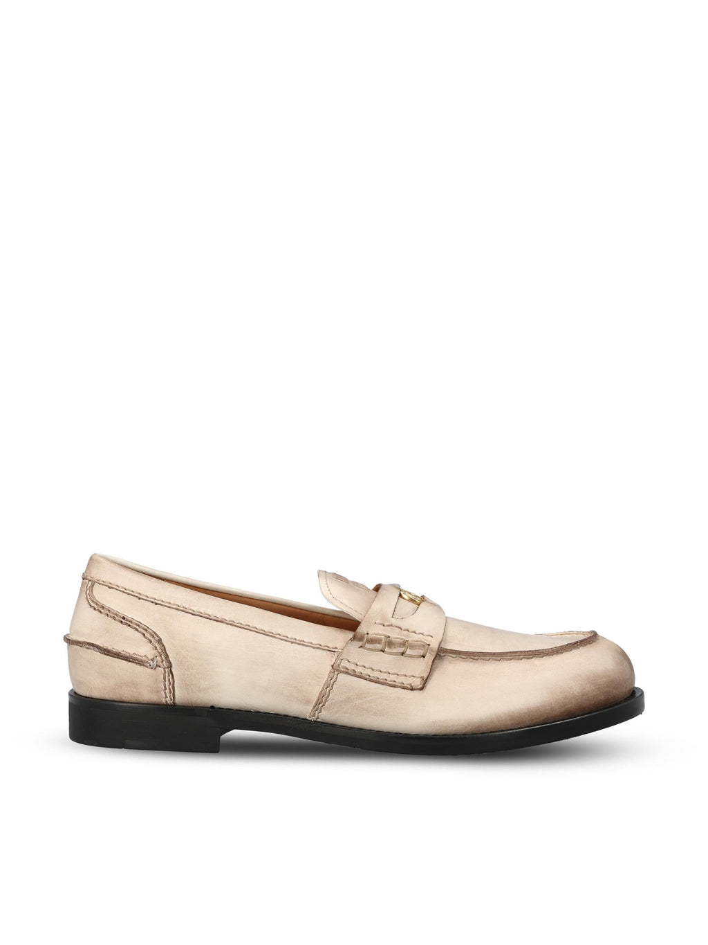 Оригінальна Leather Loafers Miu miu – боковий вид
