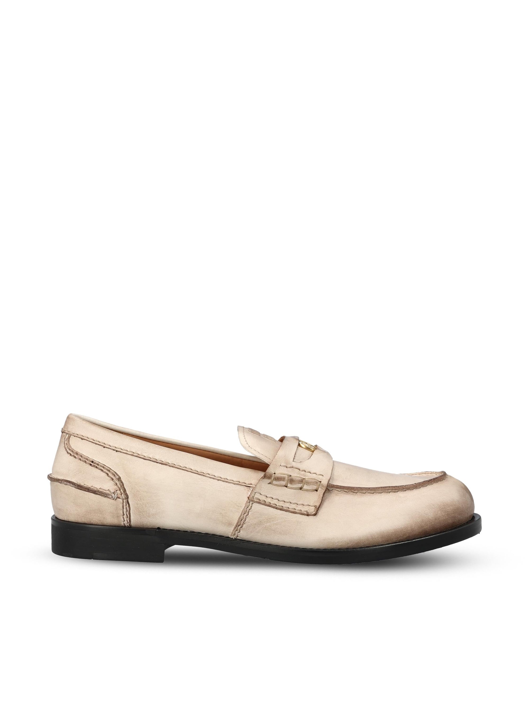 Оригінальна Leather Loafers Miu miu – боковий вид