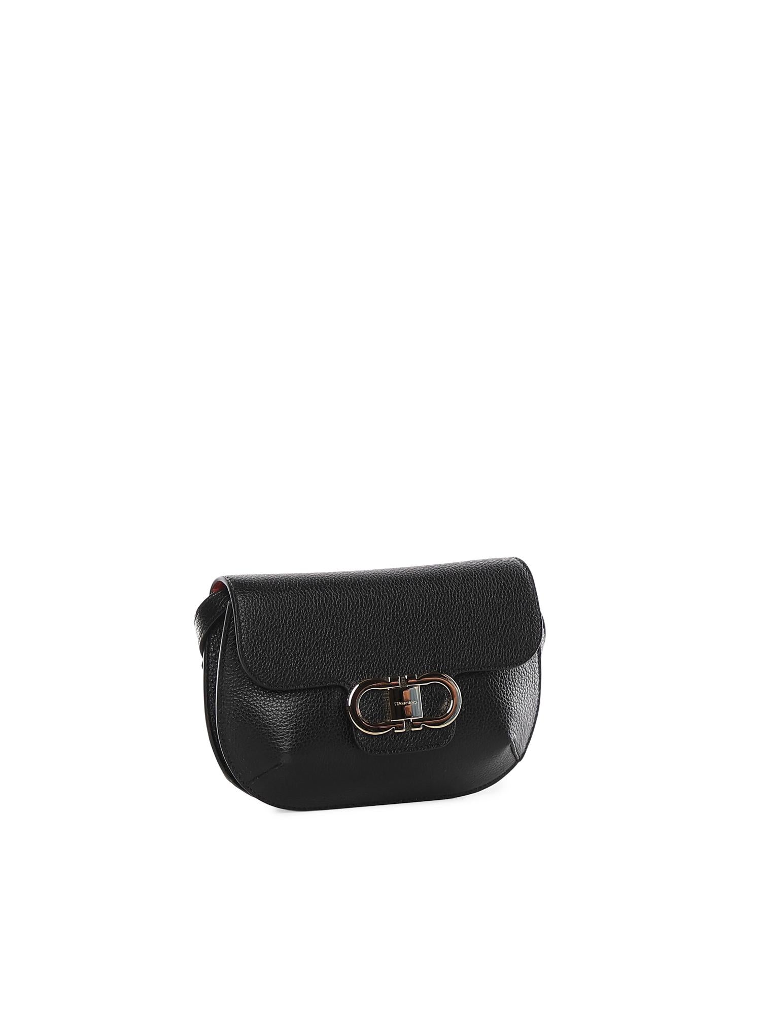 Mini Bag Double Gancini Salvatore ferragamo – Гарантія оригінальності – вид ззаду