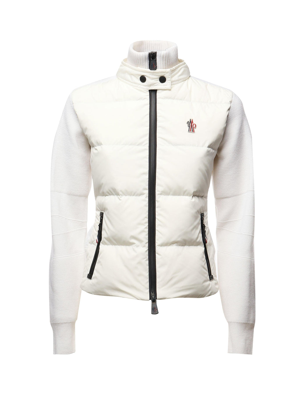 Cardigan Imbottito In Lana Con Zip Moncler оригінал – Купити в Україні – боковий вид