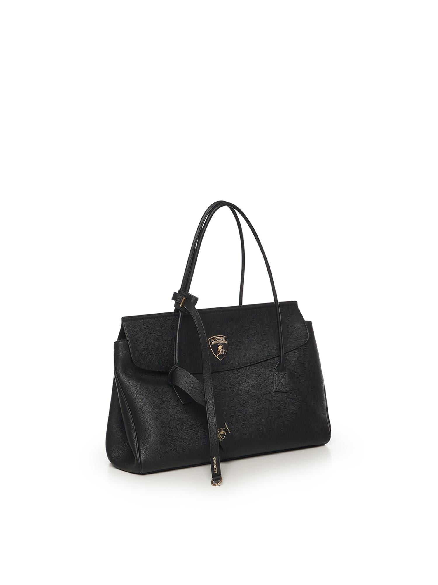 Tote Bag Carry All Carrie Balenciaga X Automobili Lamborghini Balenciaga оригінал – Купити в Україні – вид ззаду