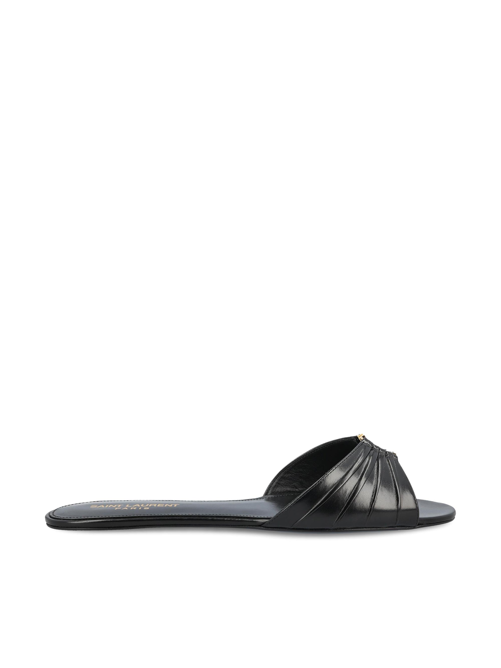Babylone Suede Sandals Saint laurent – Гарантія оригінальності – боковий вид