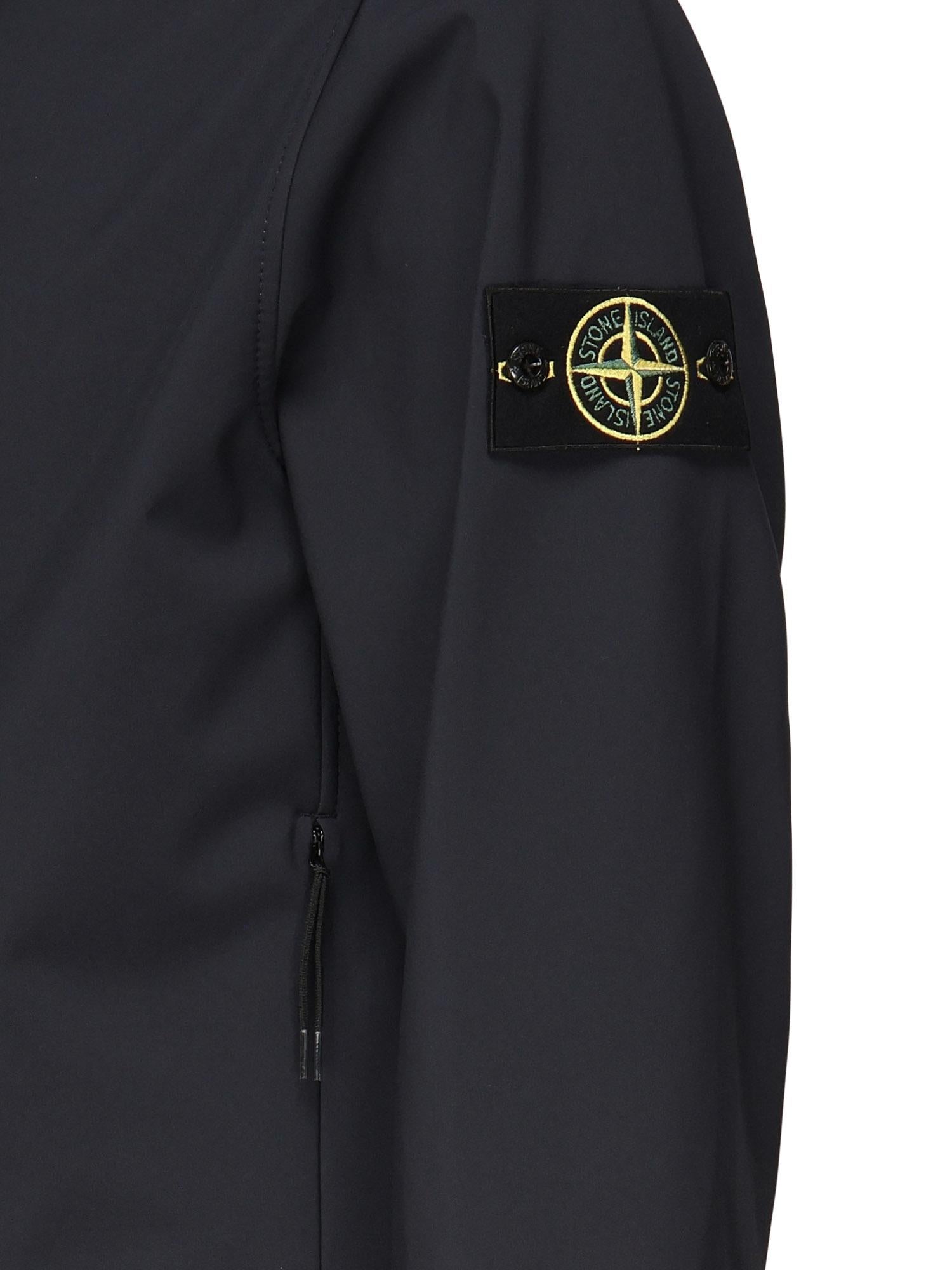 Оригінальна Giacca Con Zip E Logo Stone island – вид ззаду
