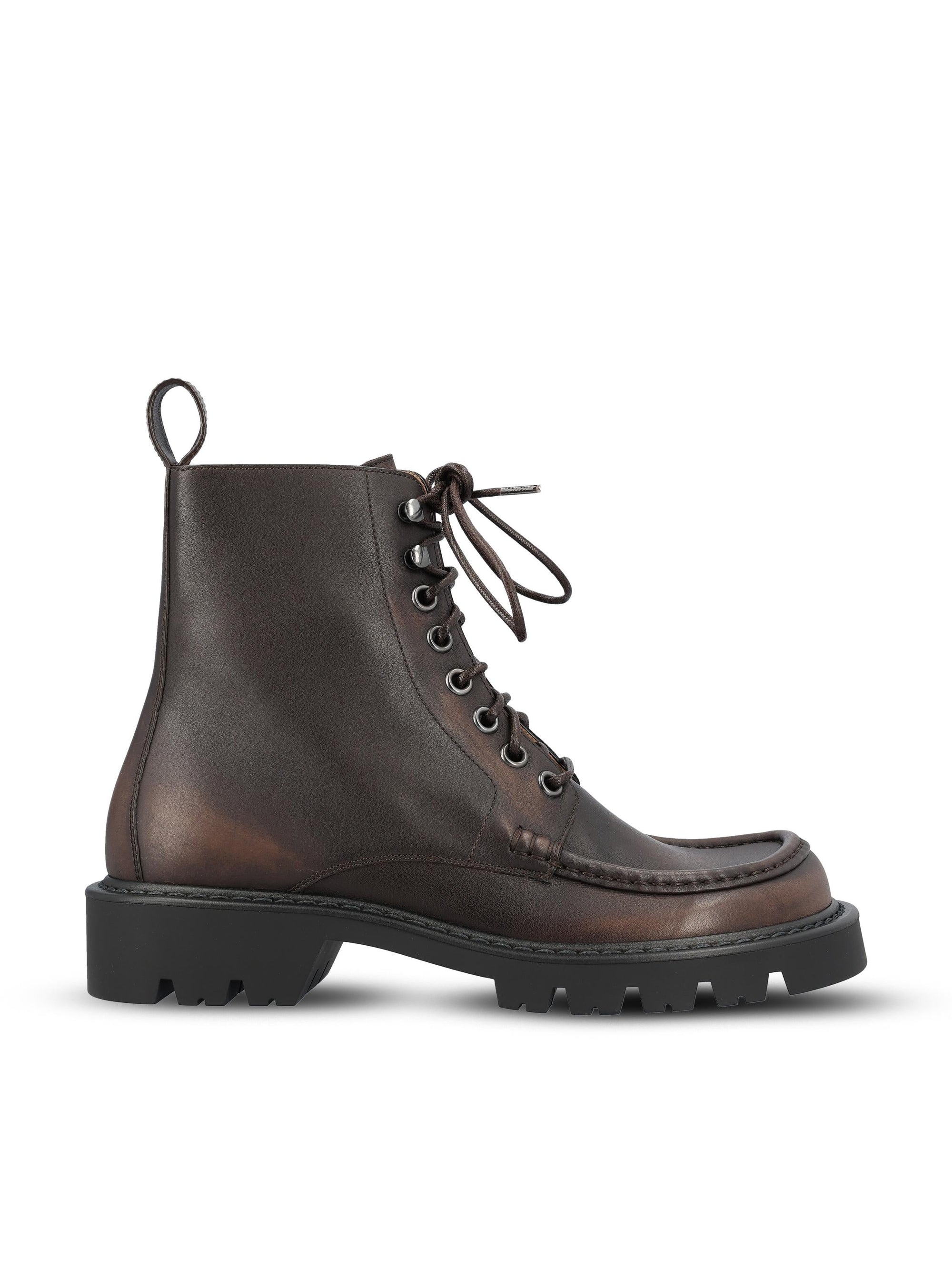 Sierra Leather Ankle Boots Loewe – Гарантія оригінальності – боковий вид