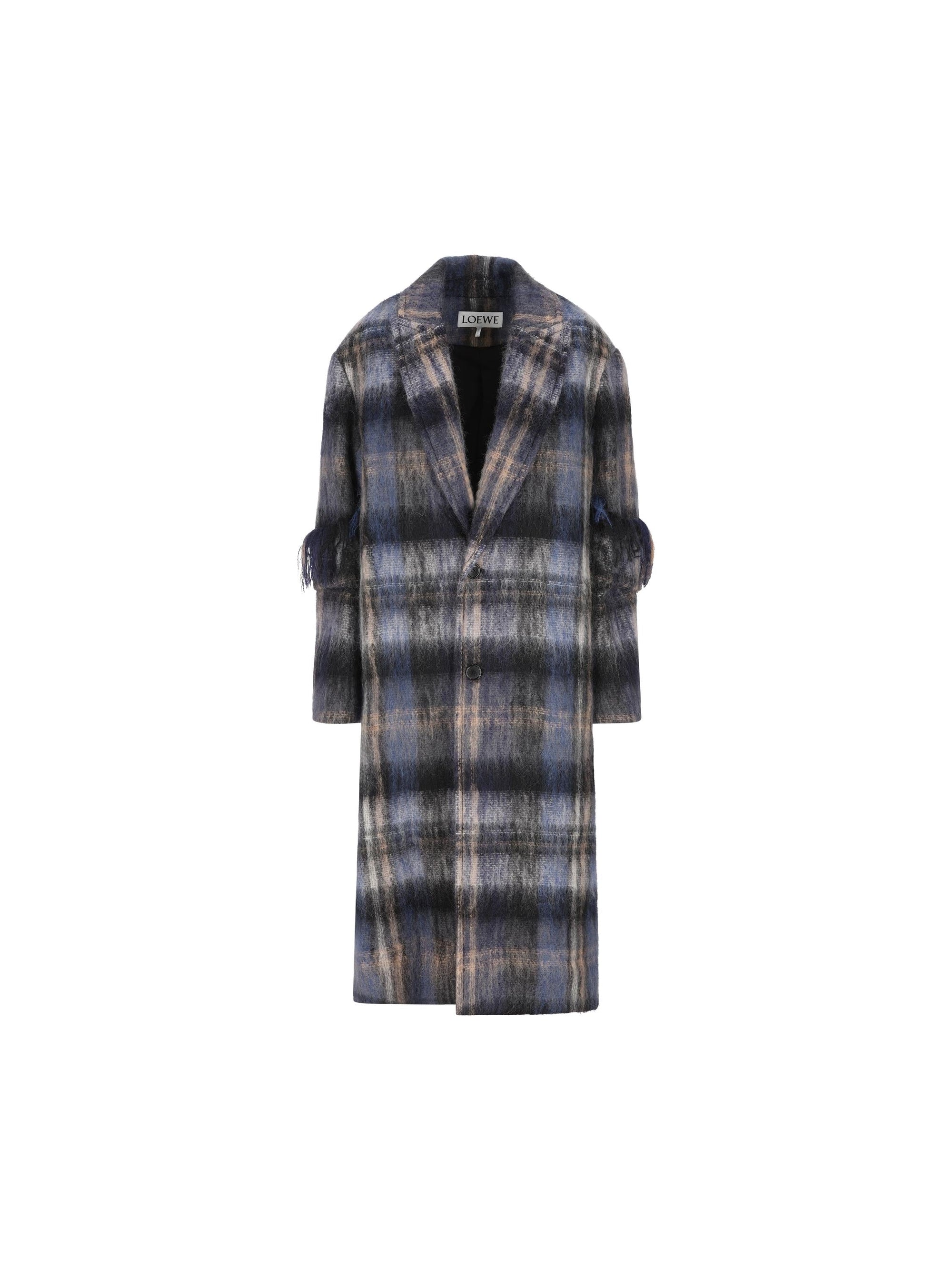 Оригінальна Coat In Mohair And Wool Blend Loewe – боковий вид