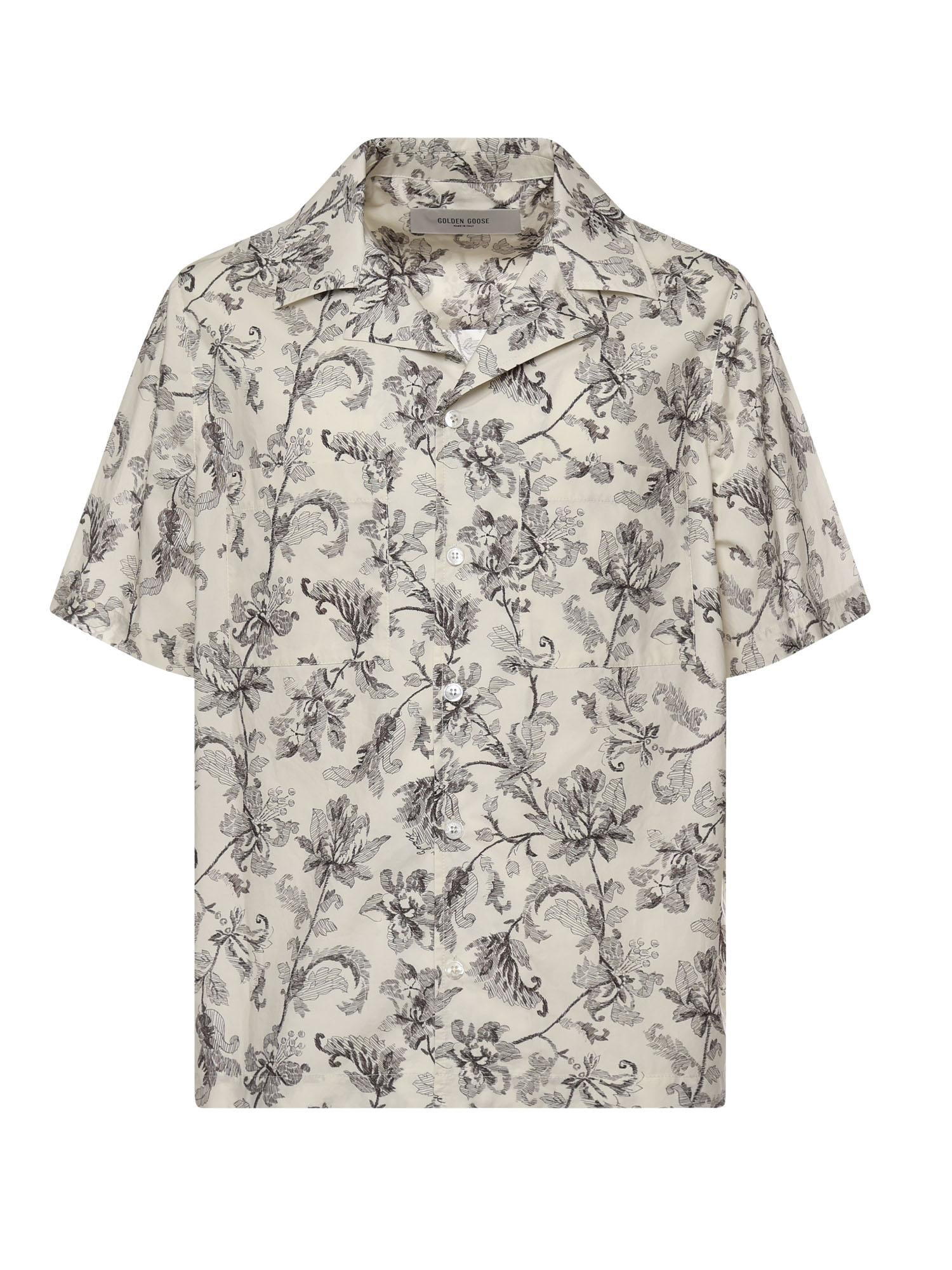 Camicia Bowling In Cotone Con Stampa Golden goose – Гарантія оригінальності – боковий вид