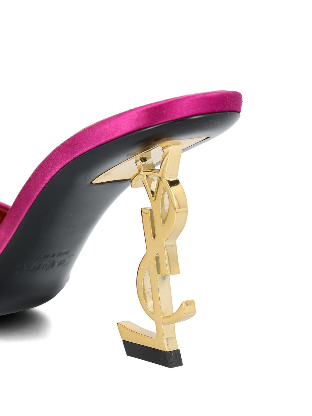 Оригінальна Opyum Mule In Crepe Satin Saint laurent – збільшений вид