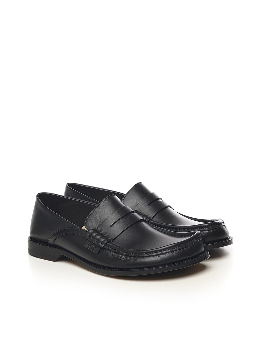 Mocassini Campo Flap Back In Pelle DI Vitello Loewe – Гарантія оригінальності – вид ззаду